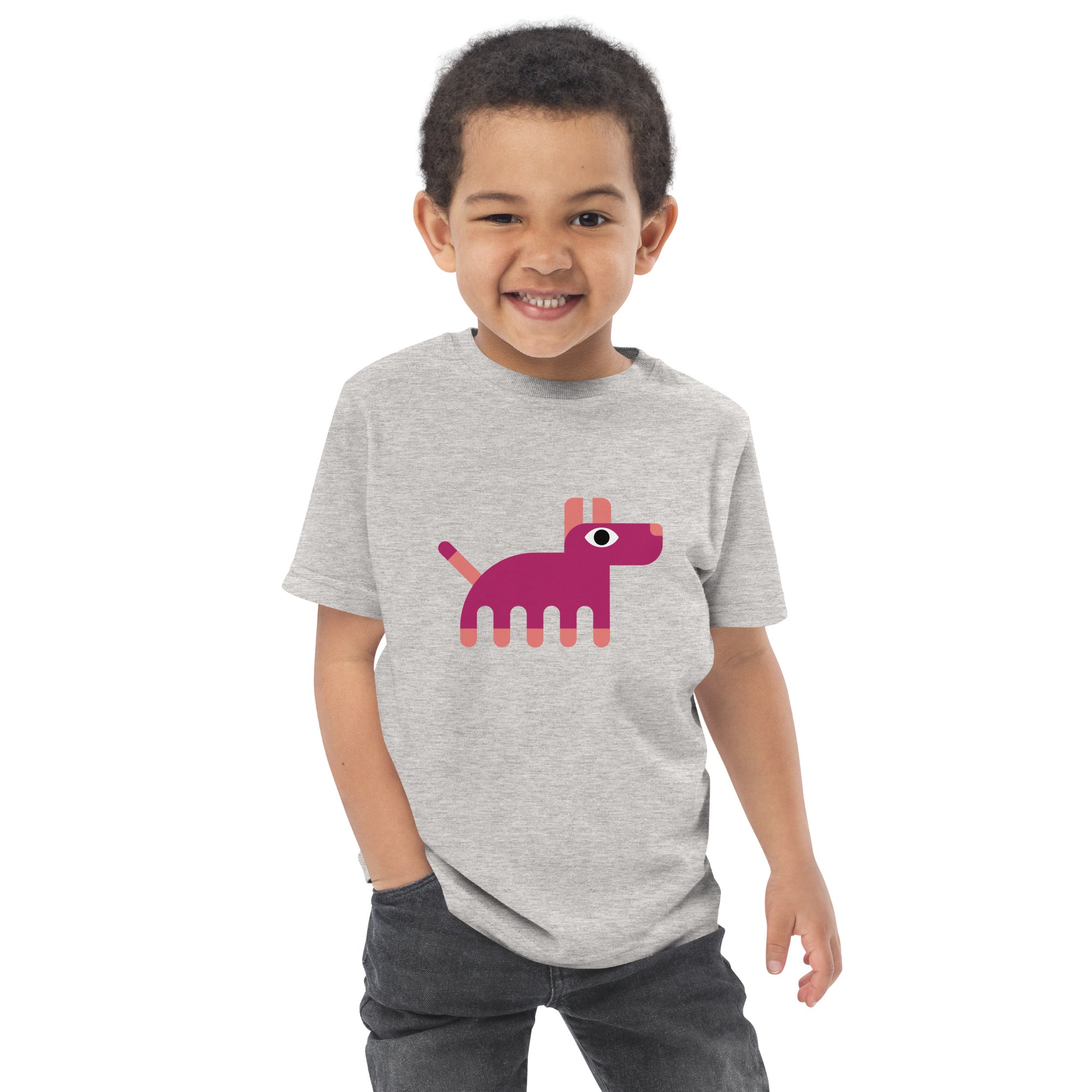 Toddler jersey t-shirt-Doggy