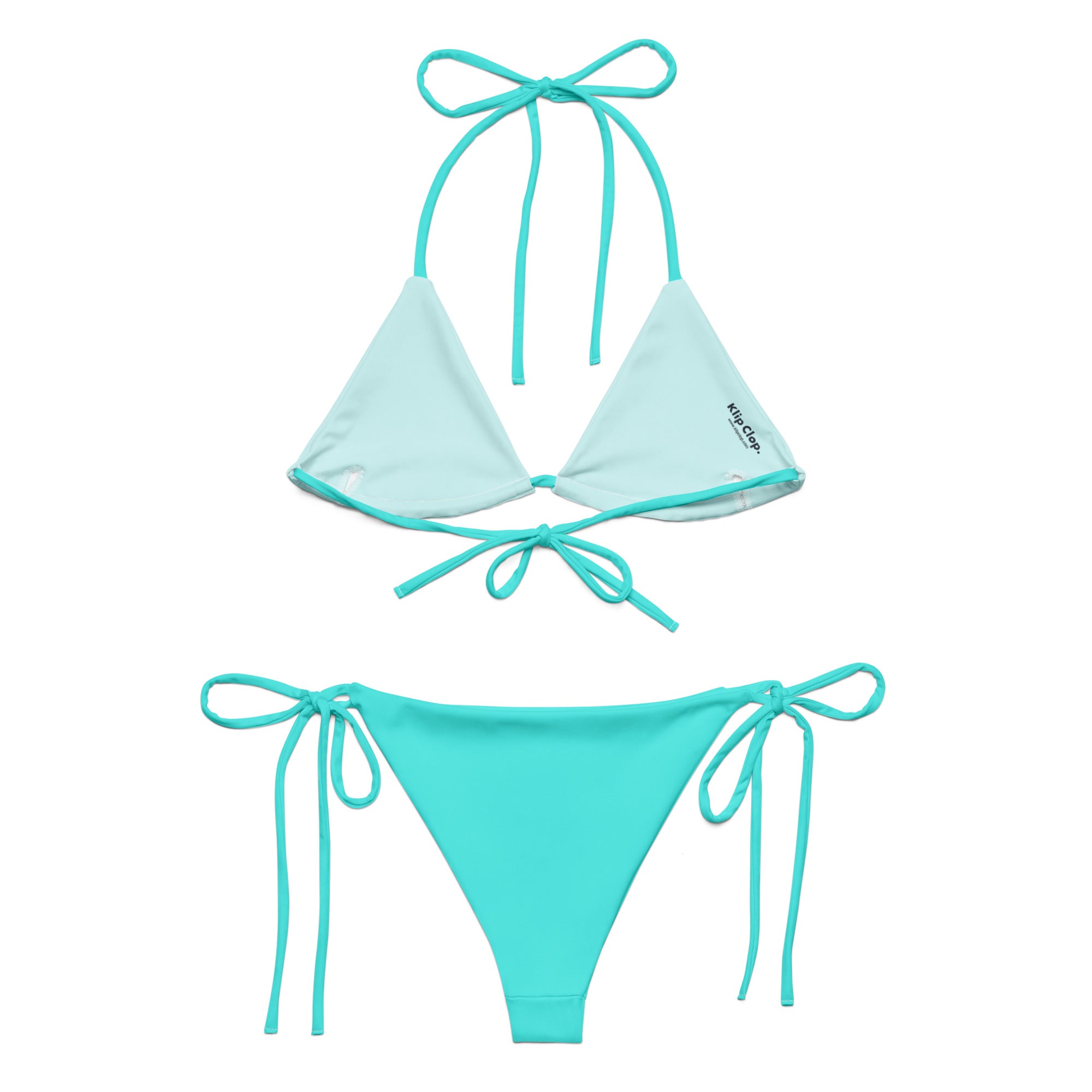 Recycled bikini-Cyan