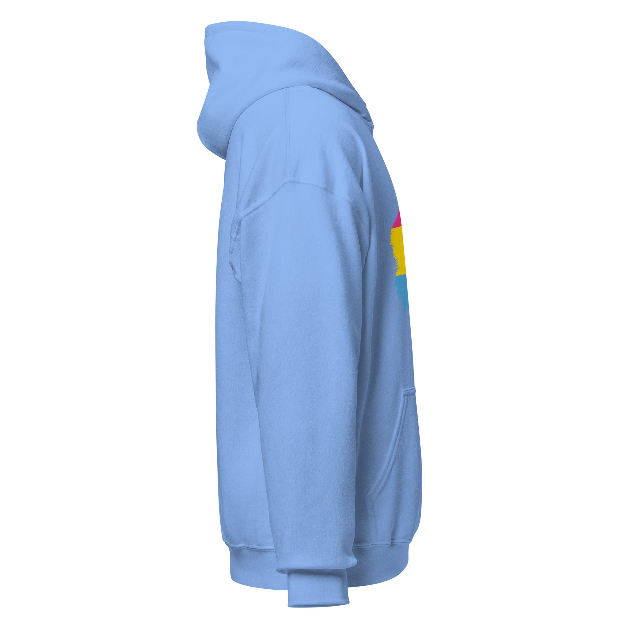 Unisex Hoodie-Pansexual Grunge Flag