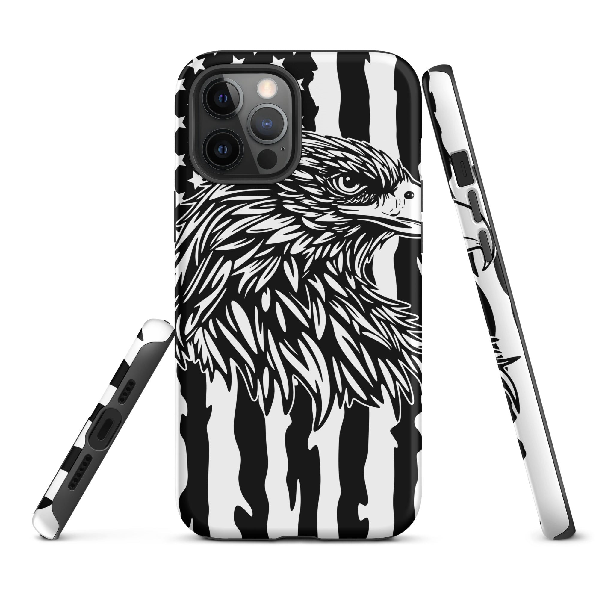 Tough Case for iPhone®- Eagle Mono