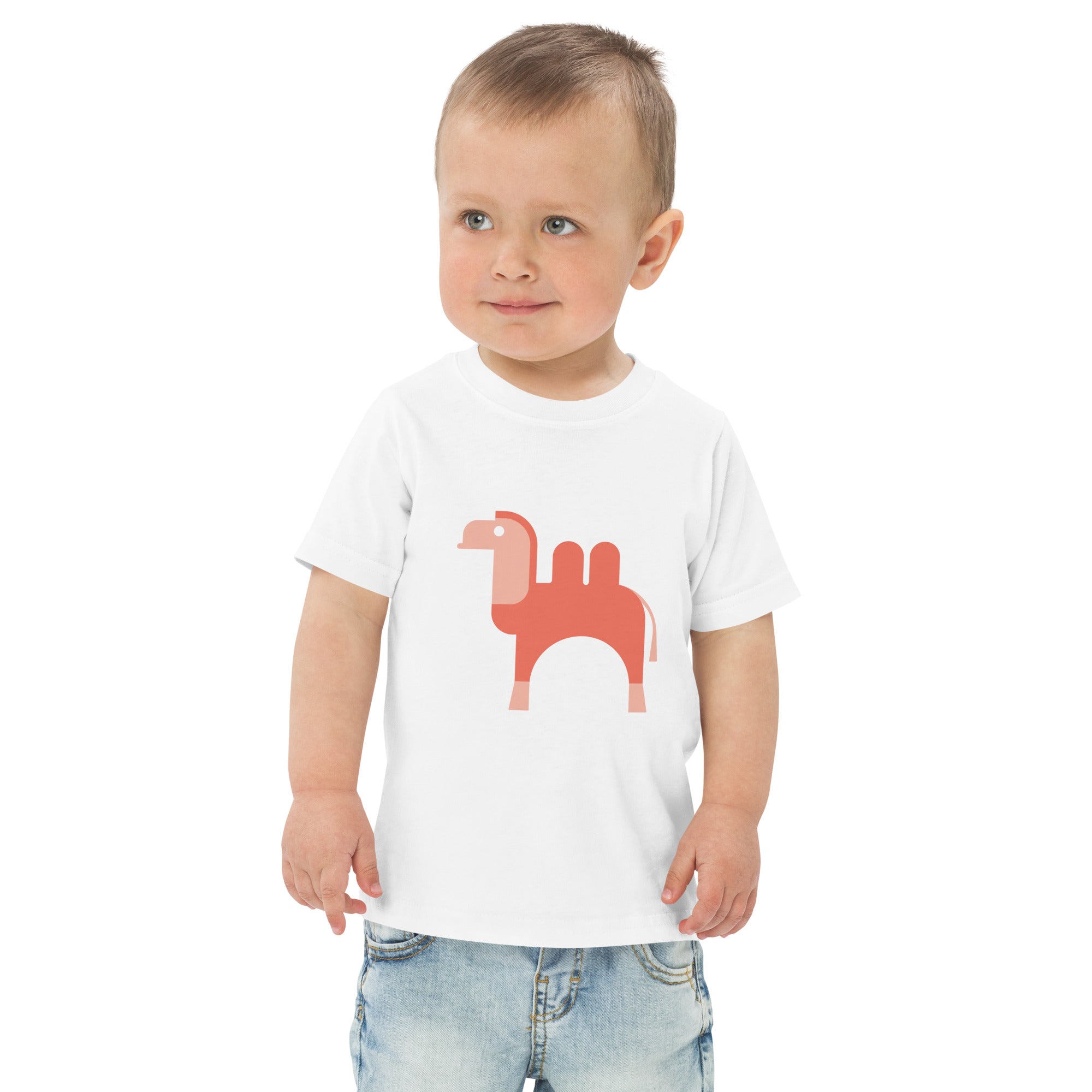 Toddler jersey t-shirt-Camel