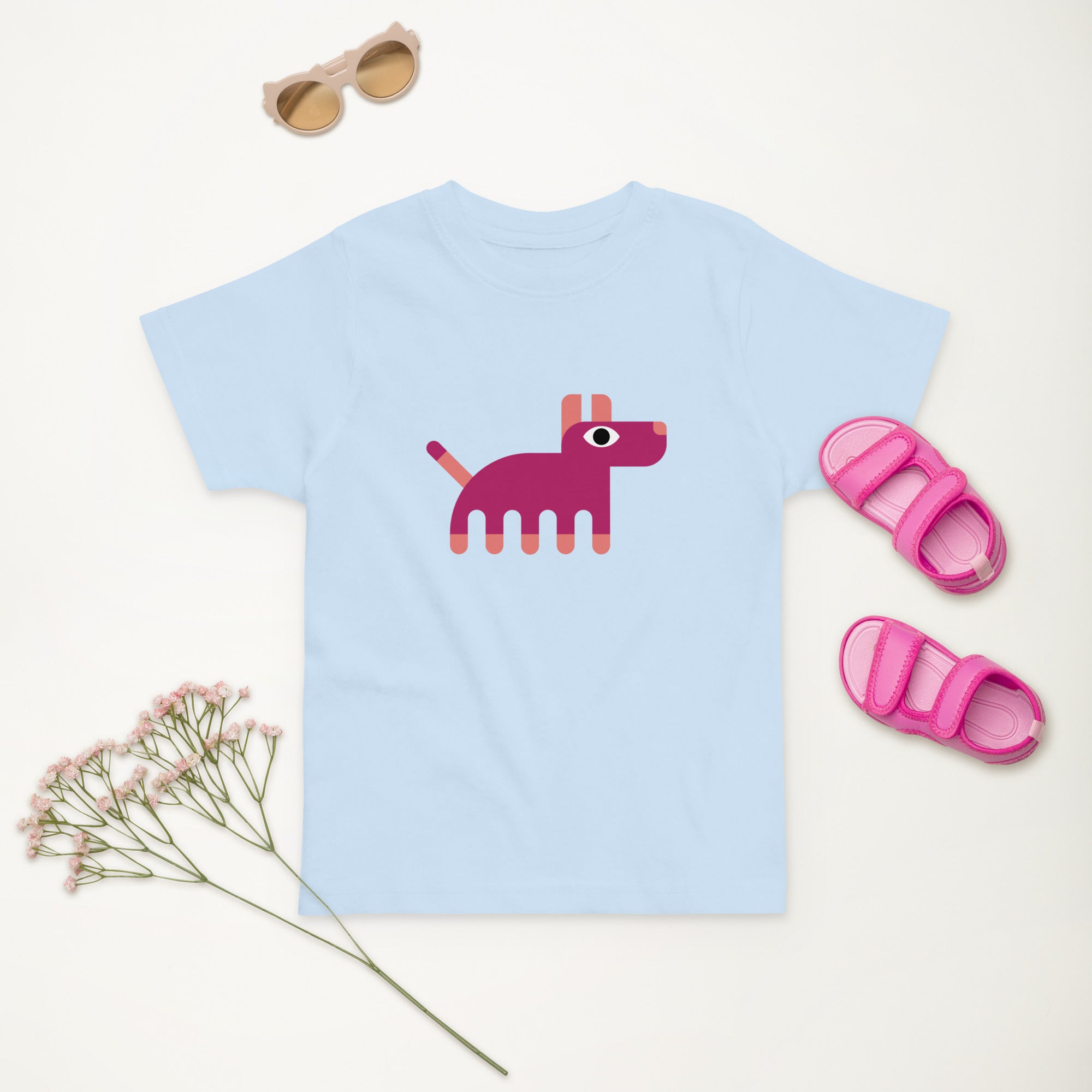 Toddler jersey t-shirt-Doggy