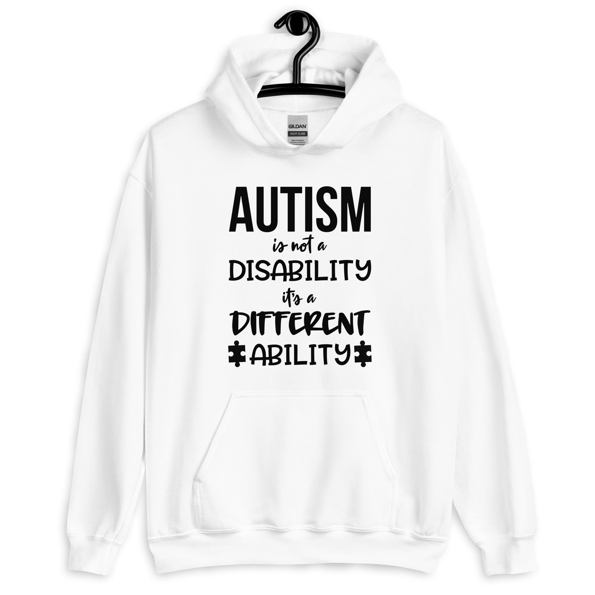 Unisex Hoodie- Autism is not a disability