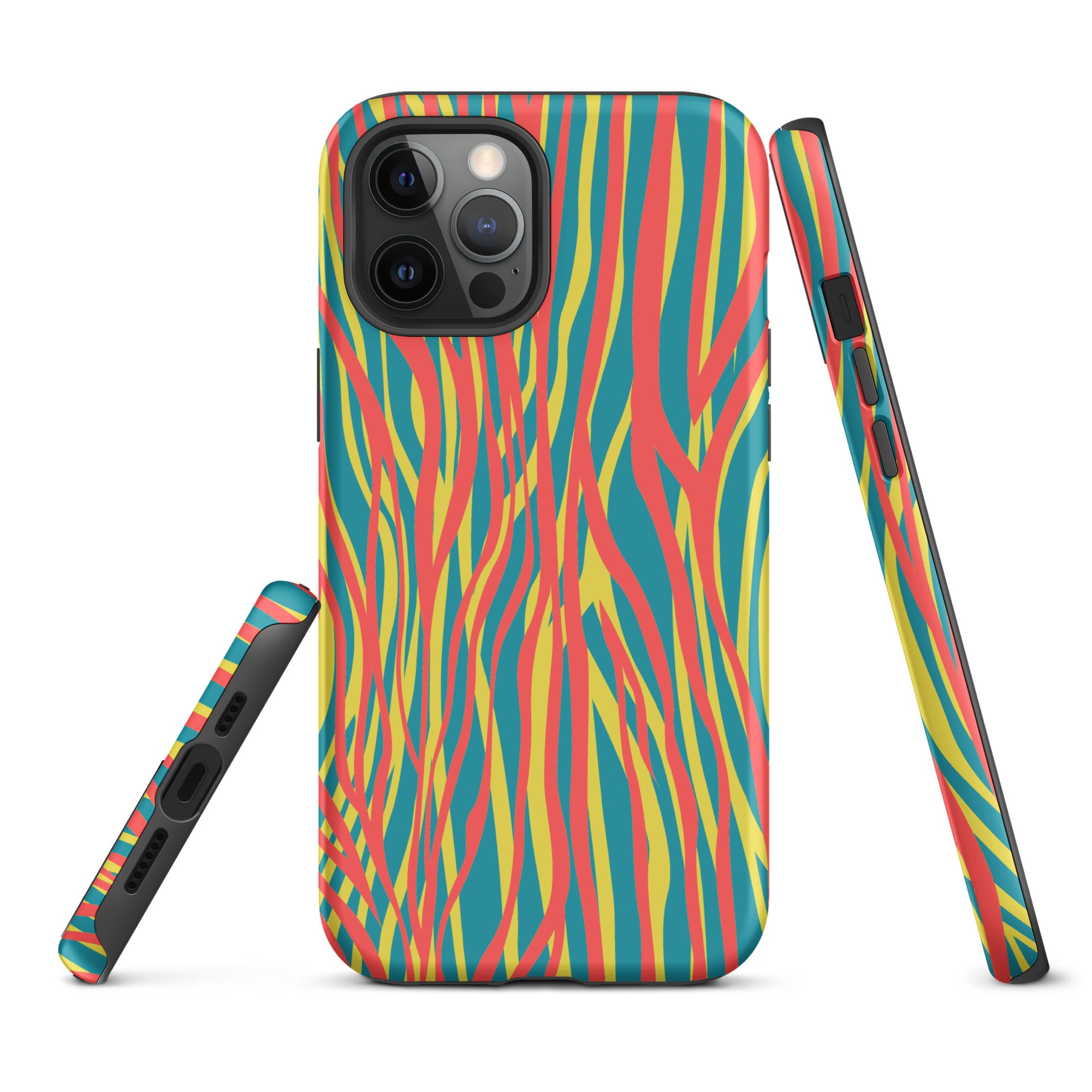 Tough Case for iPhone®- Funky Zebra Pattern III
