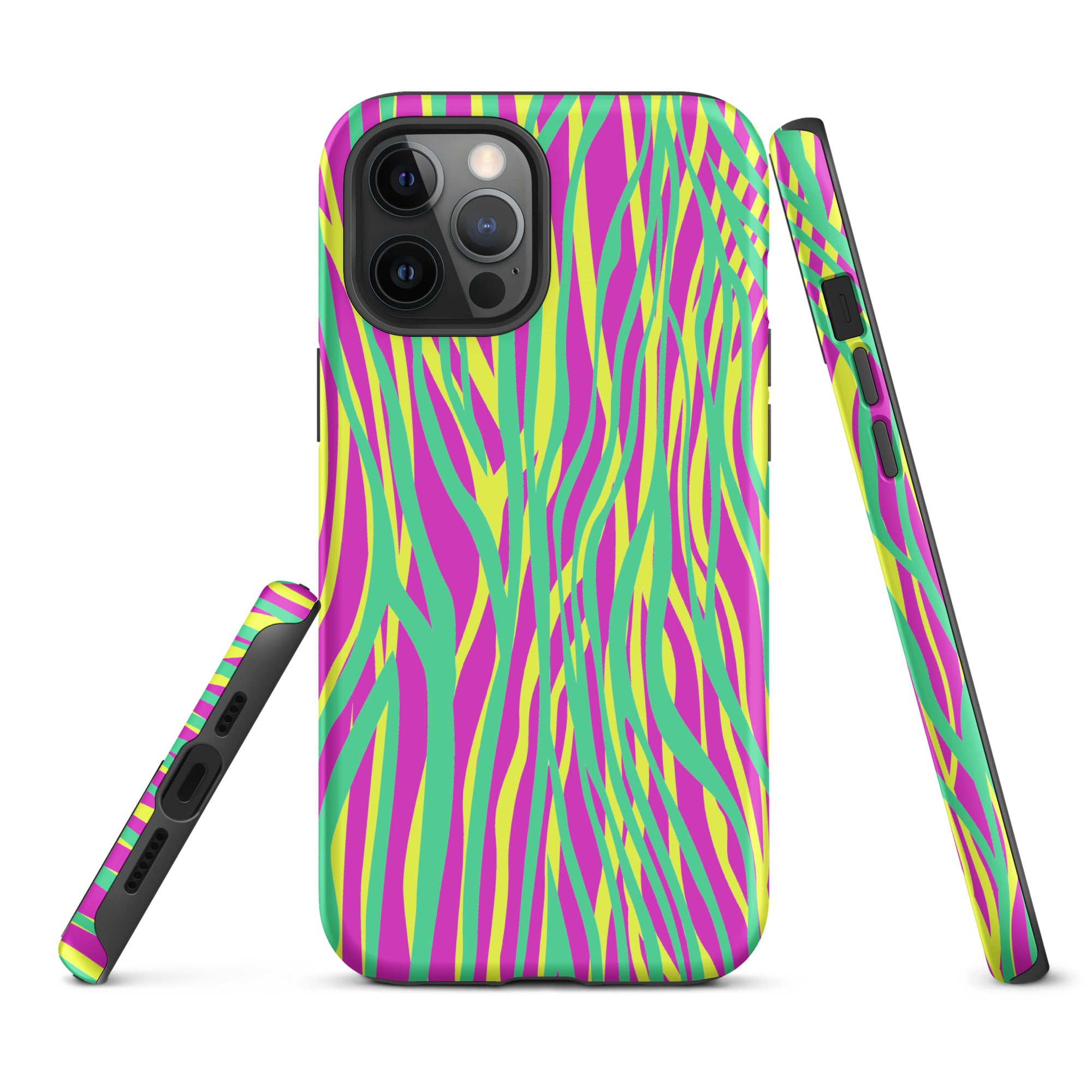 Tough Case for iPhone®- Funky Zebra Pattern II