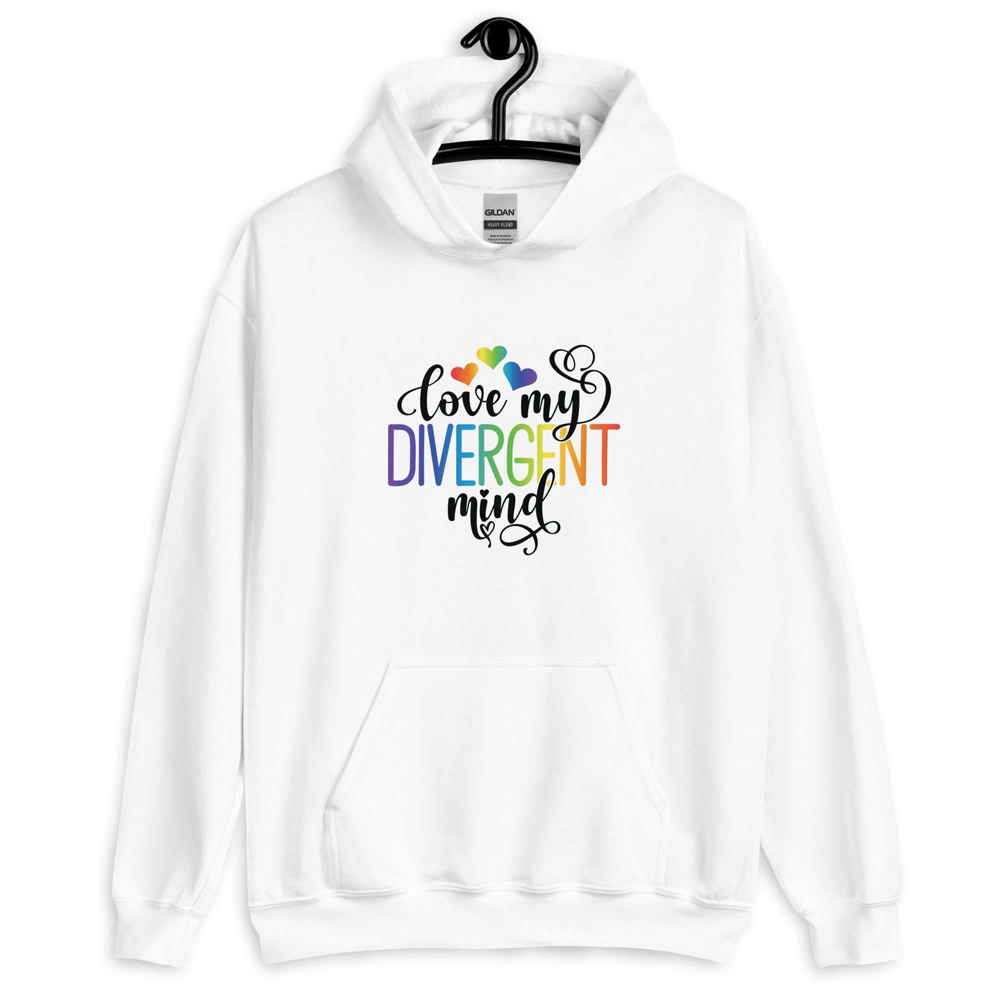Unisex Hoodie- ADHD- Love My Divergent Mind