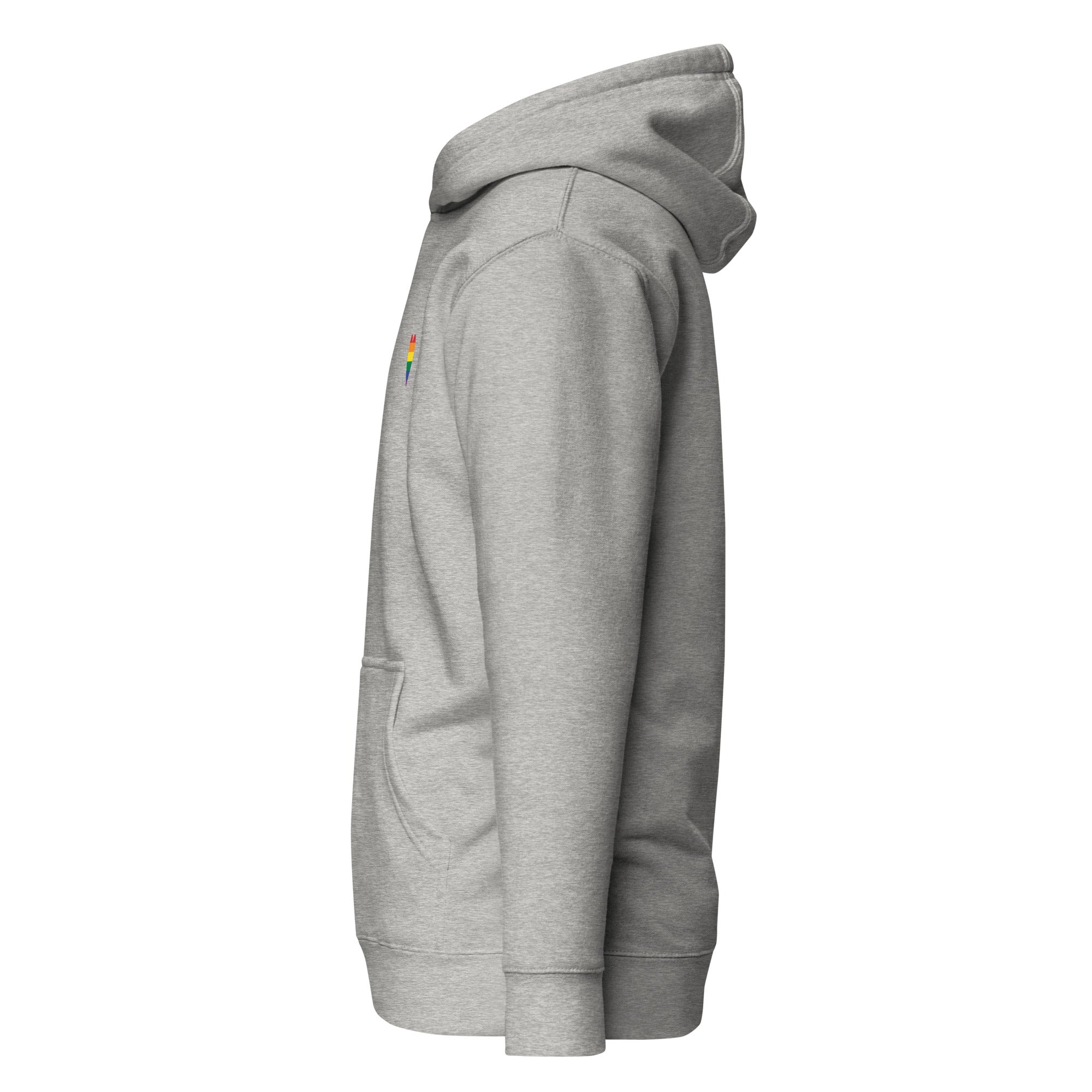 Unisex Hoodie-Pride Rainbow Heart