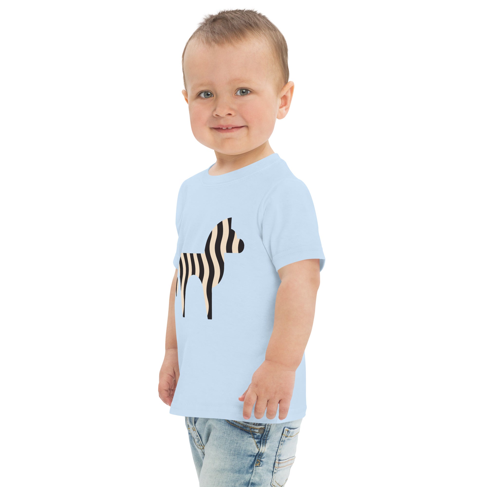 Toddler jersey t-shirt-Zebra