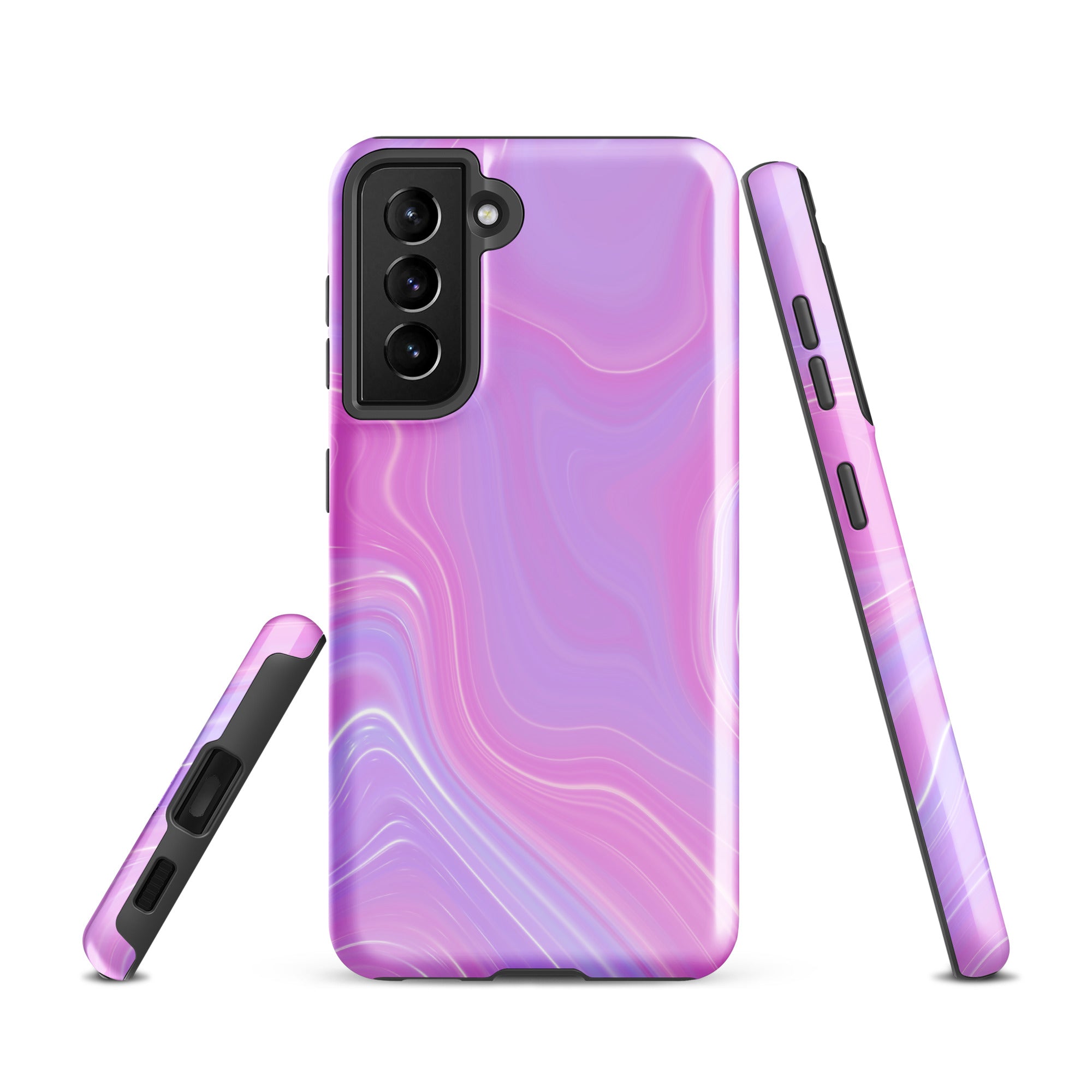 Tough case for Samsung®- Marble Pink