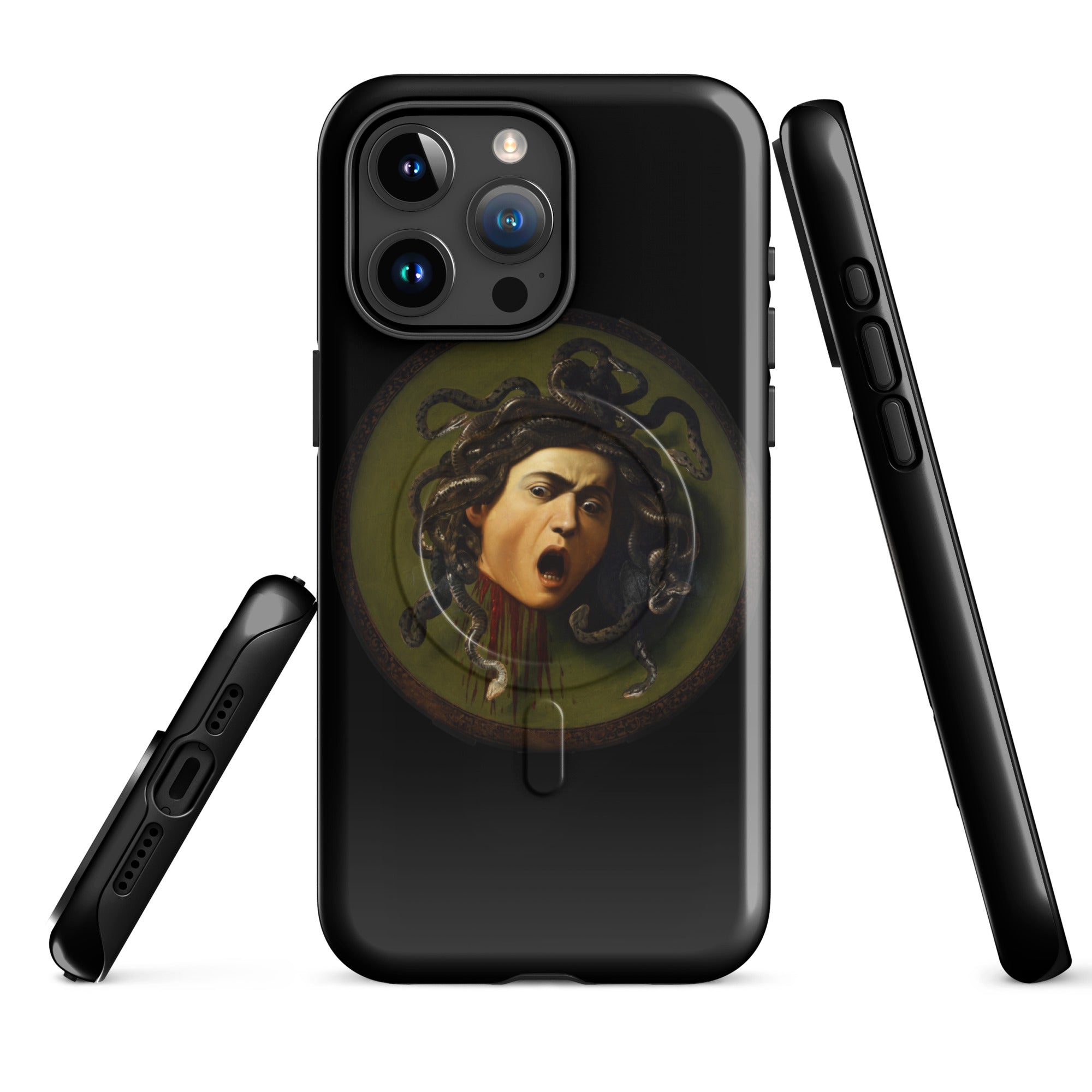 MagSafe® tough case for iPhone®-Caravaggio-Medusa 1597
