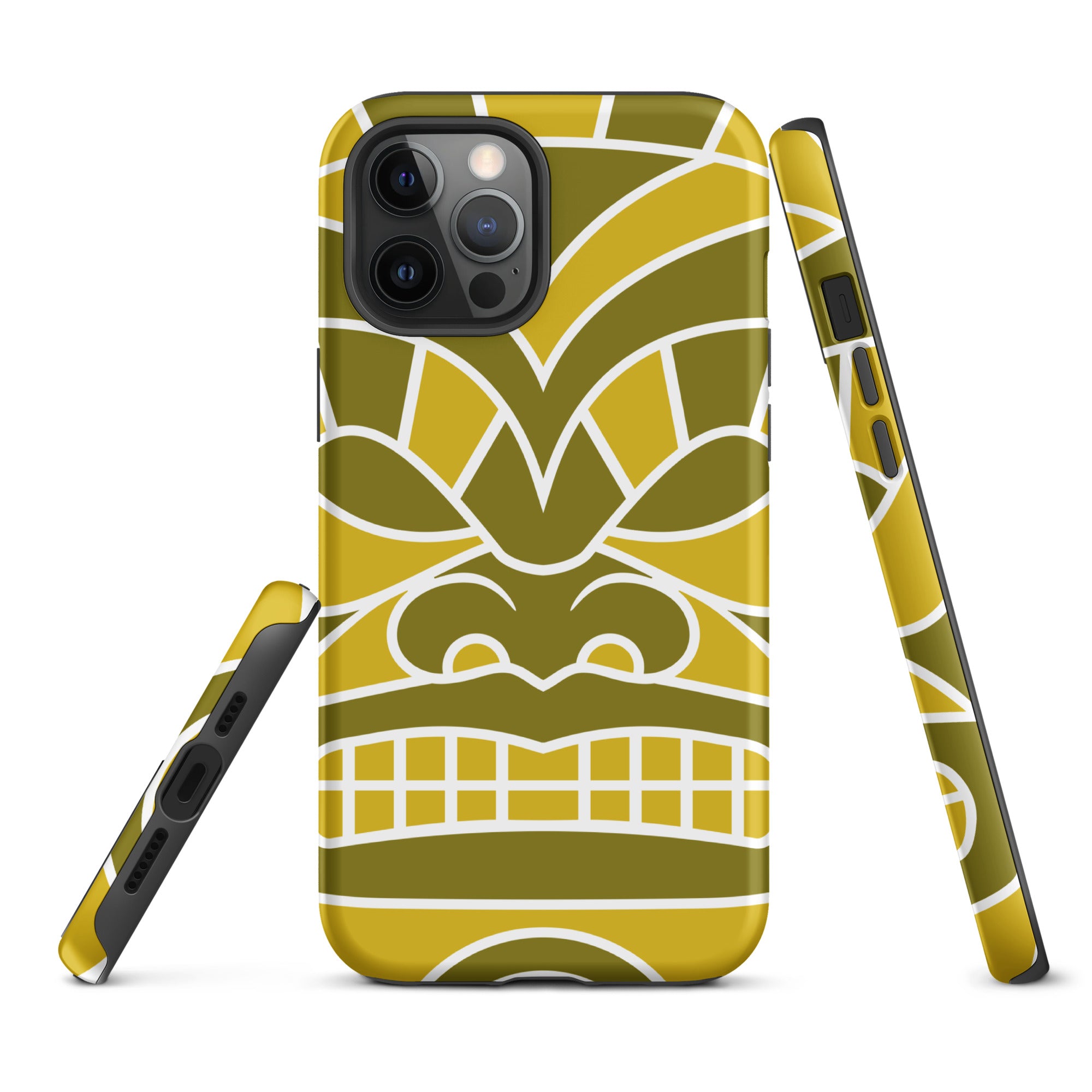 Tough Case for iPhone®- Totem Mask Yellow