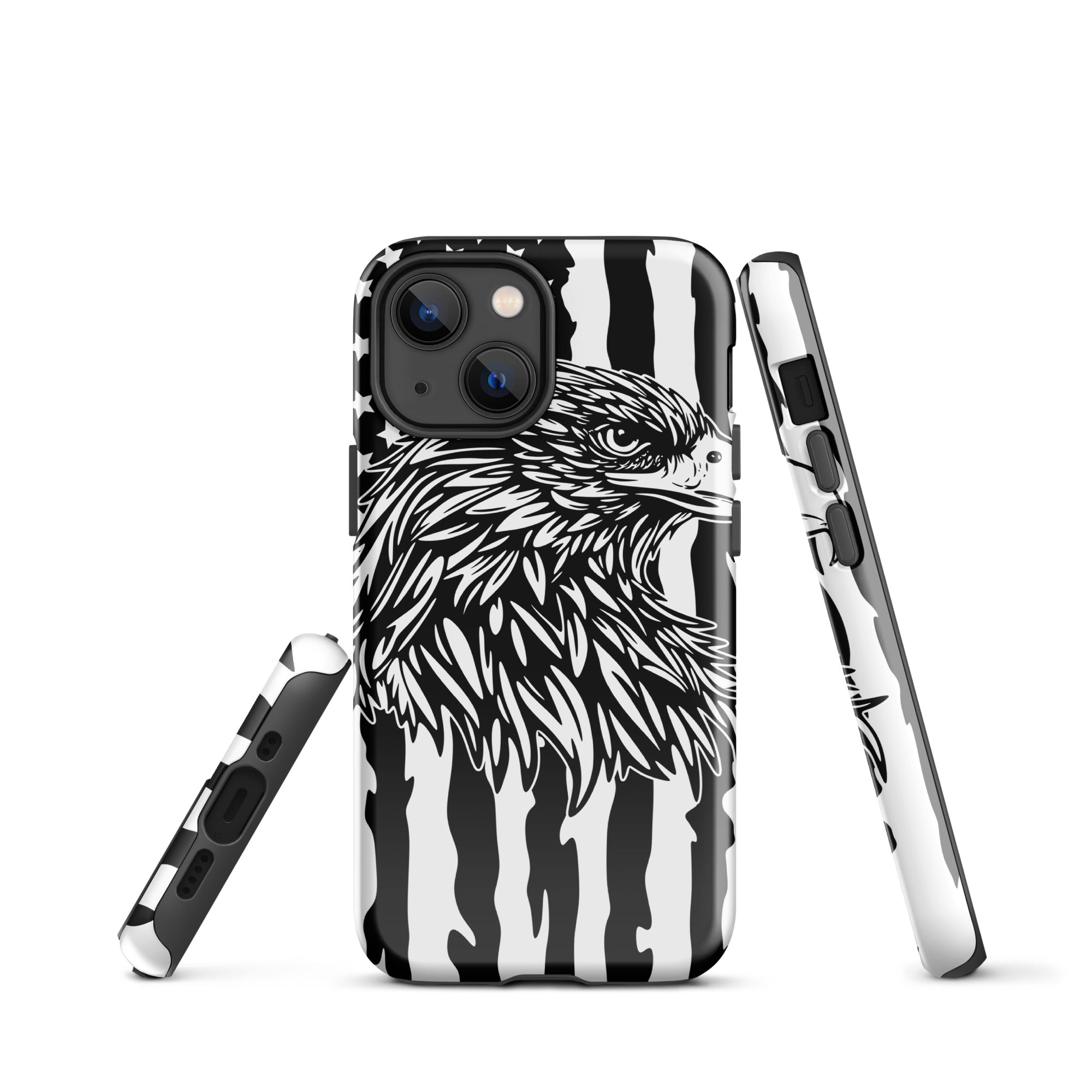 Tough Case for iPhone®- Eagle Mono