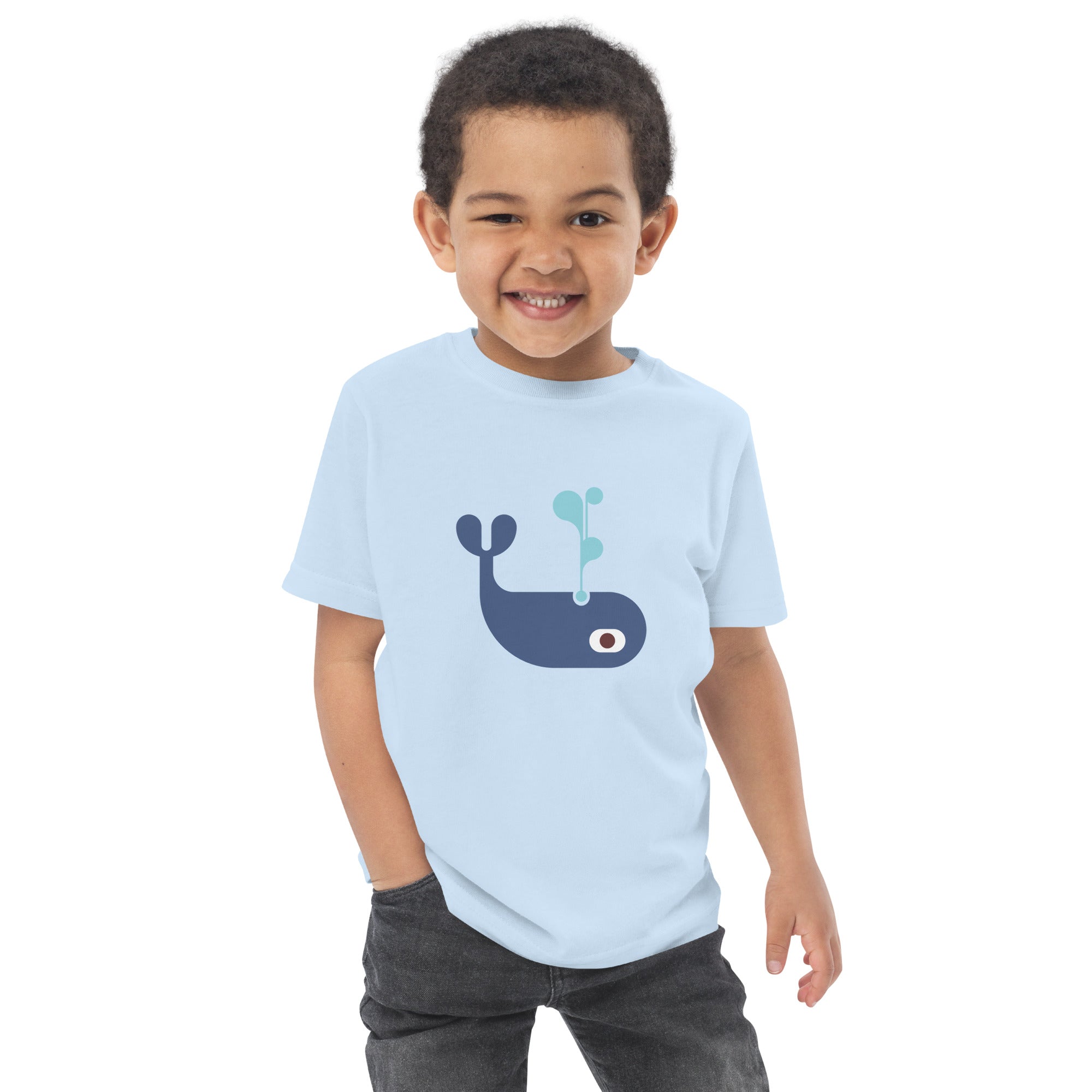Toddler jersey t-shirt-Whale II