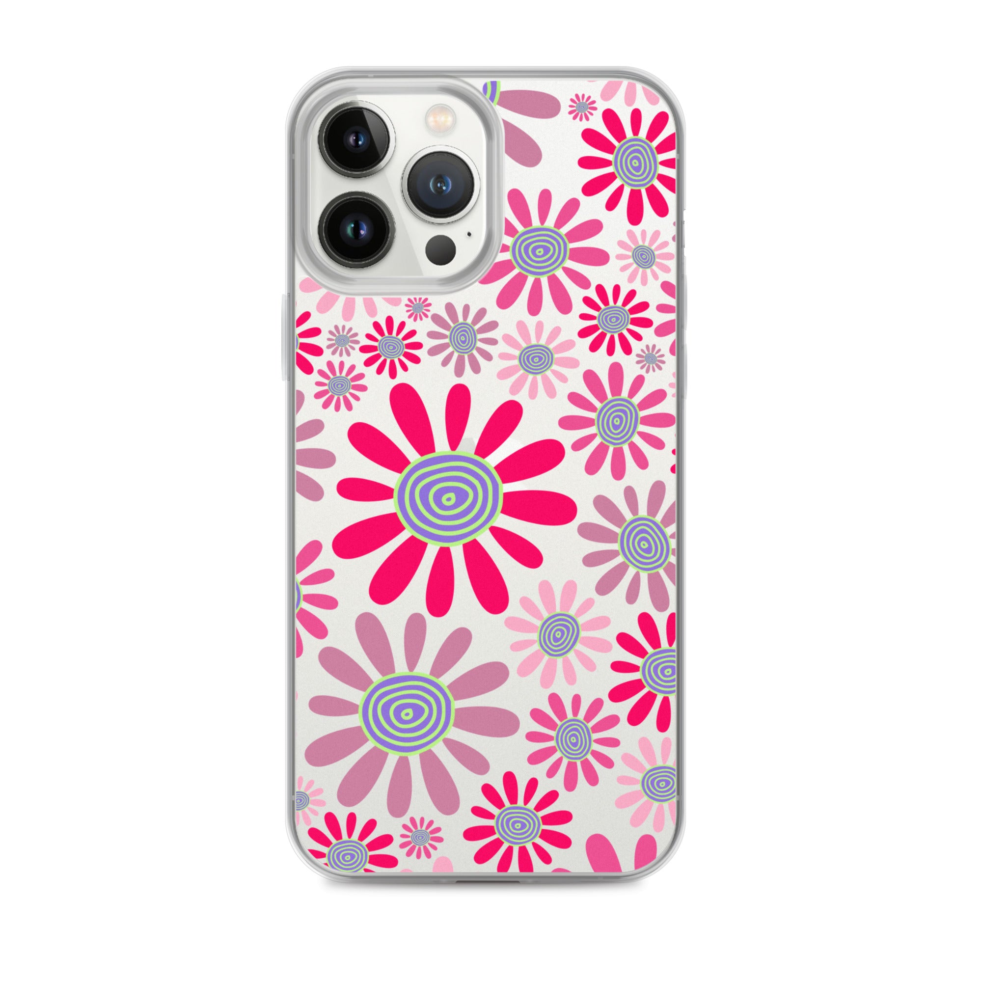 Clear Case for iPhone®- Floral Daisy Design I
