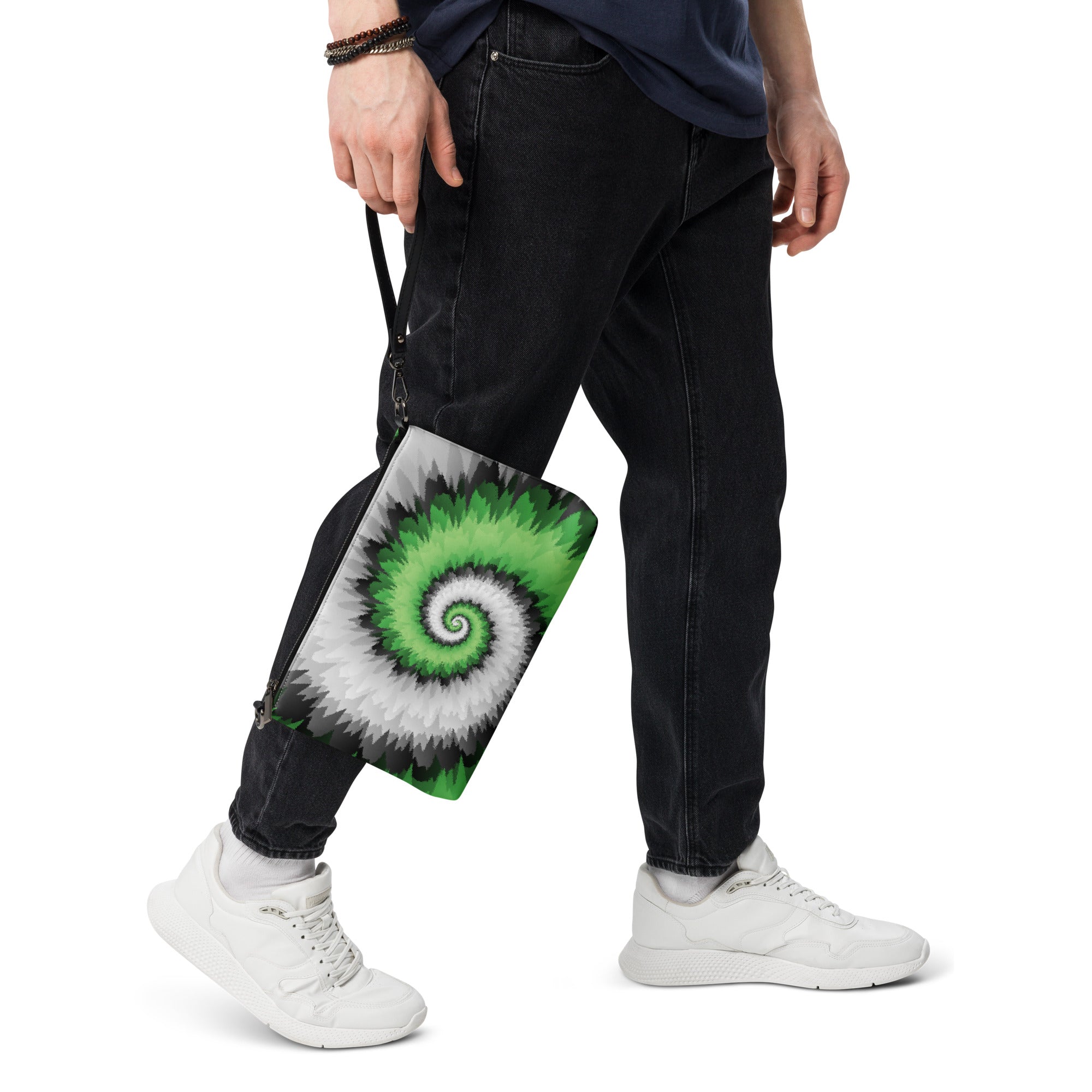 Crossbody bag- Tie Dye Spiral- Aromantic