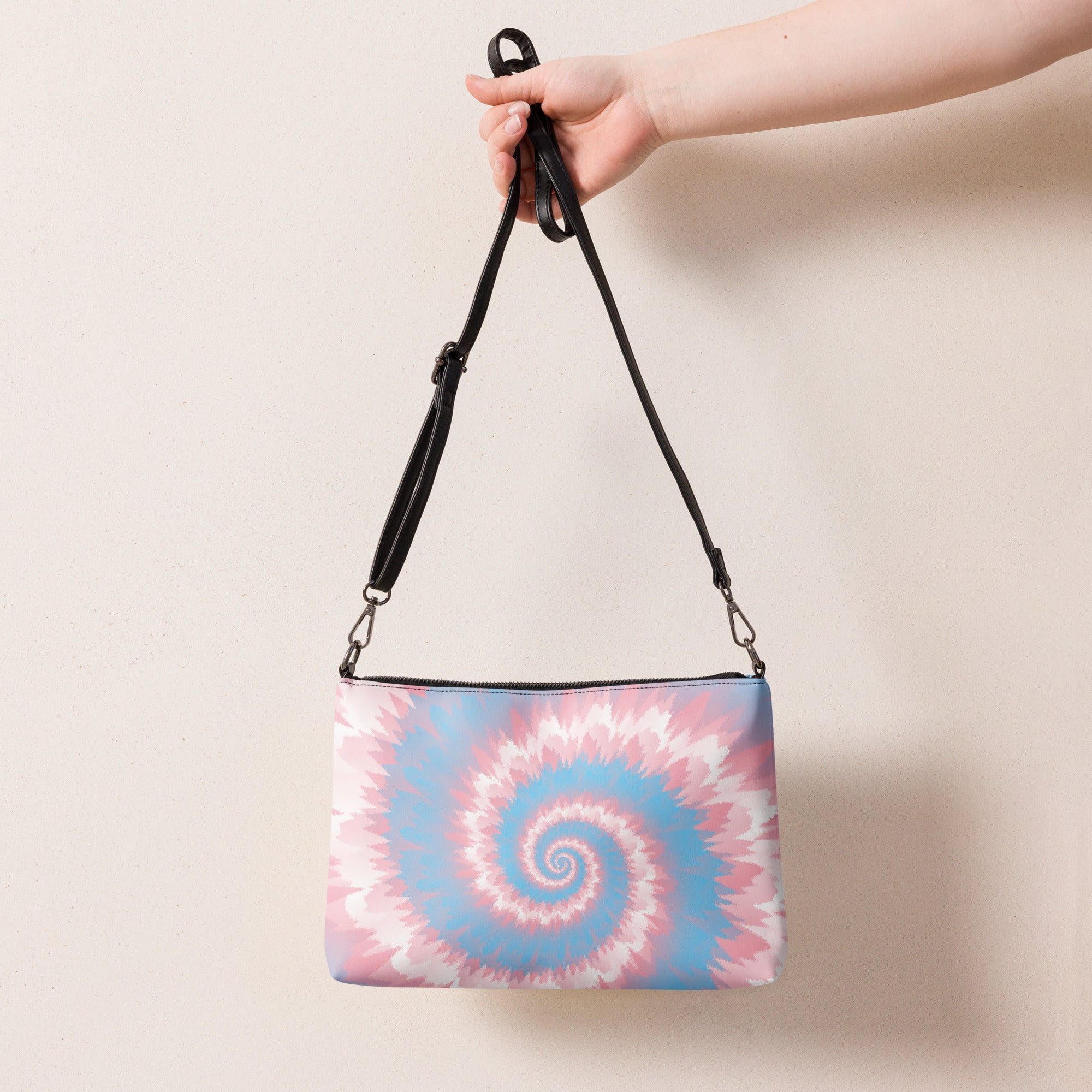 Crossbody bag- Tie Dye Spiral- Transgender