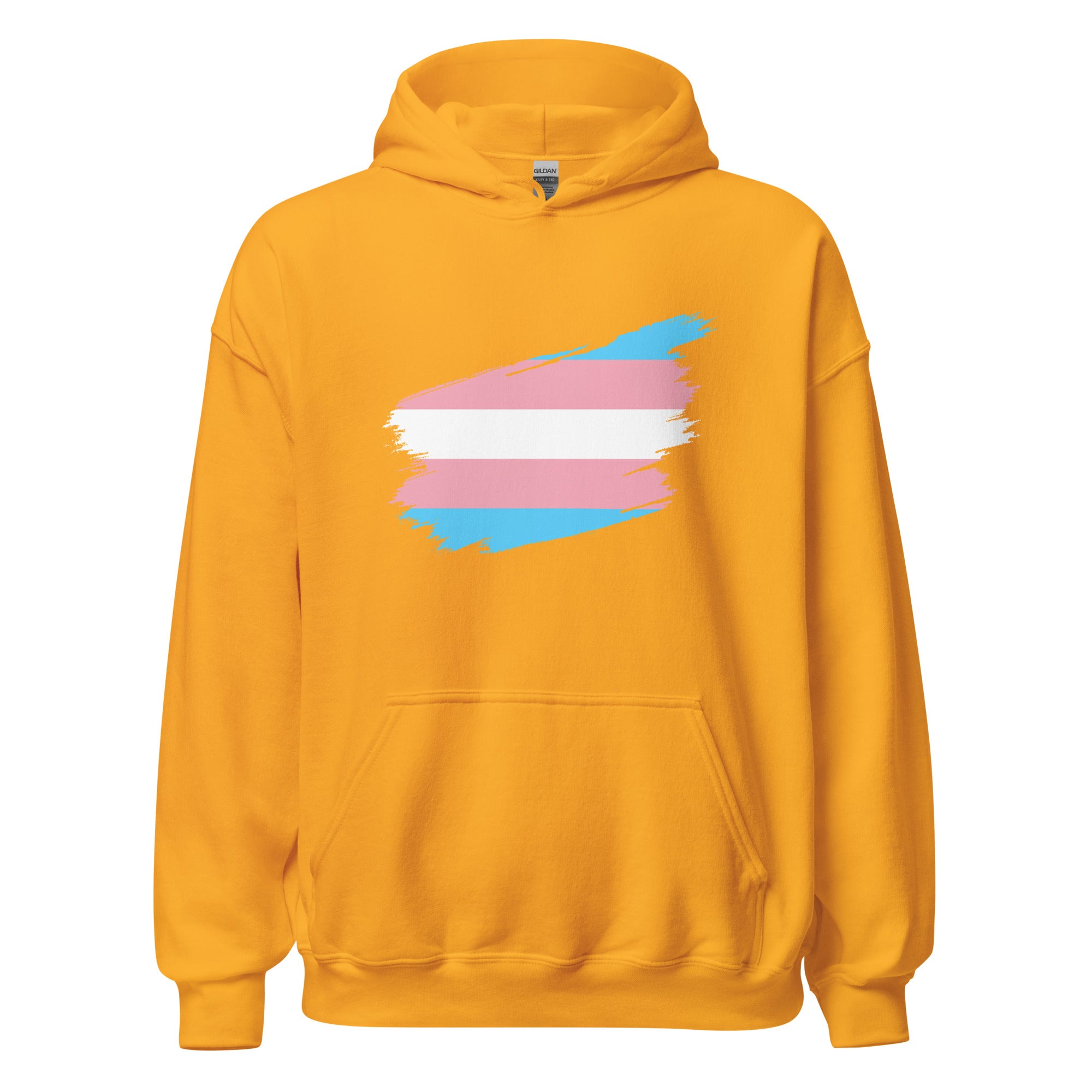 Unisex Hoodie-Transgender Grunge Flag