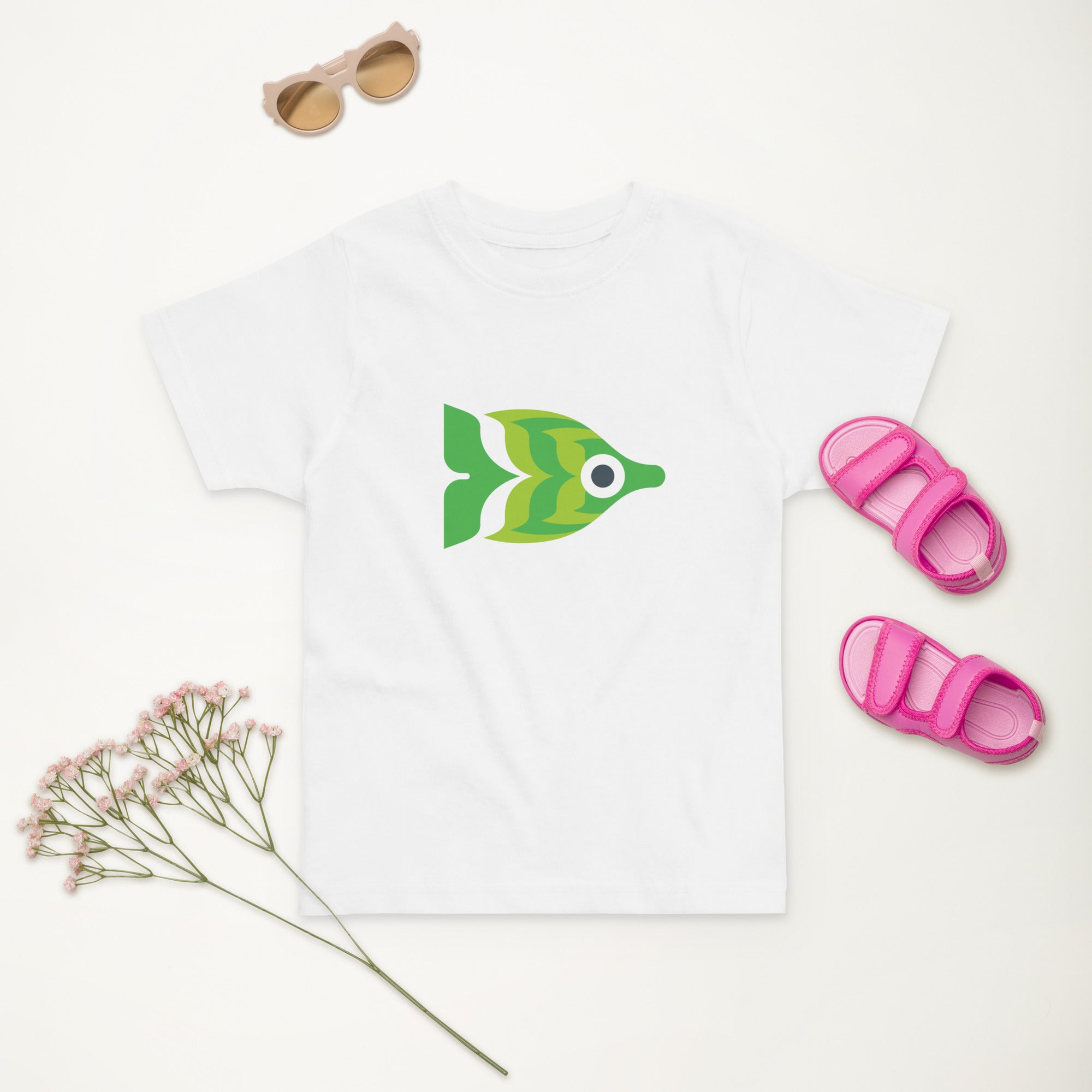 Toddler jersey t-shirt-Fish I
