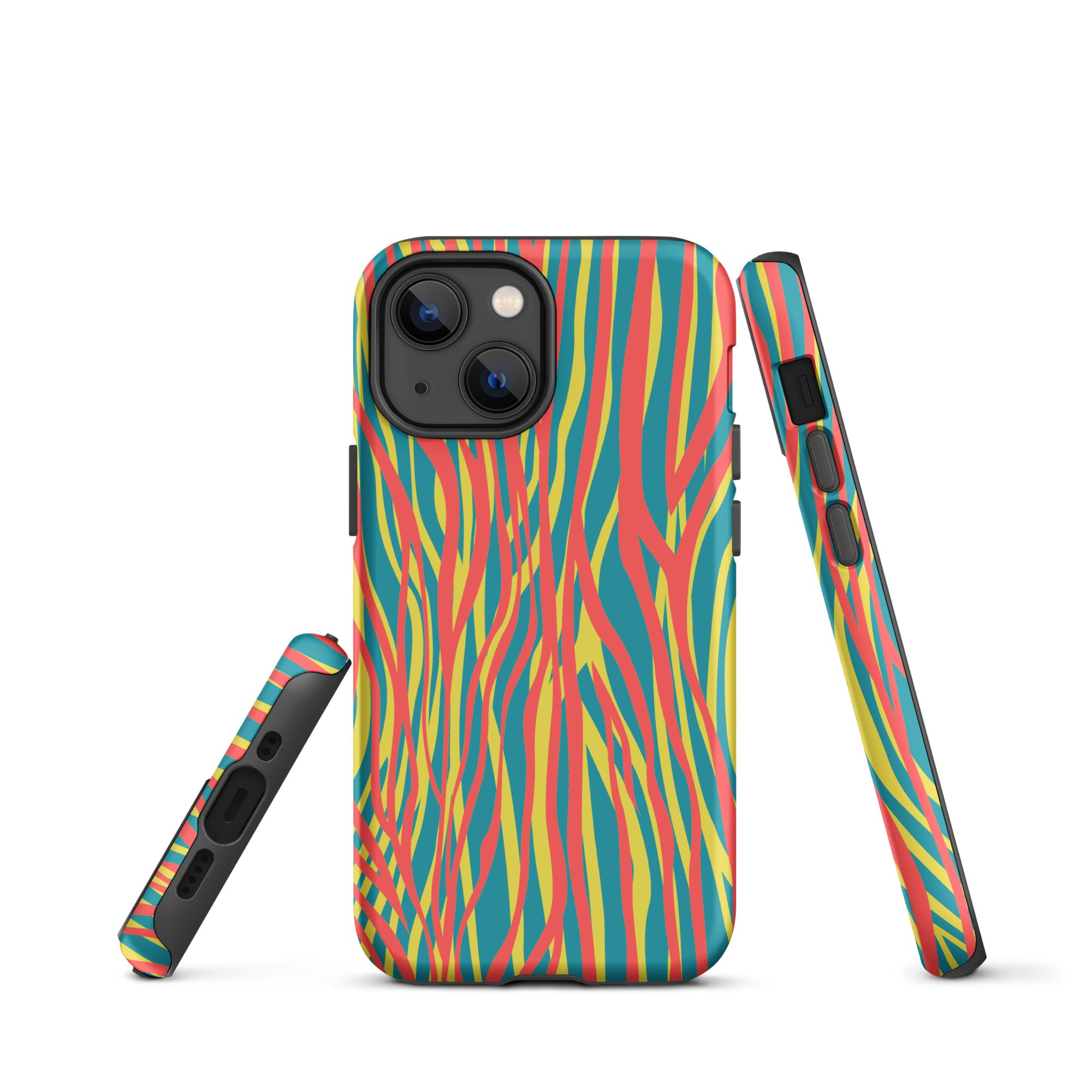Tough Case for iPhone®- Funky Zebra Pattern III