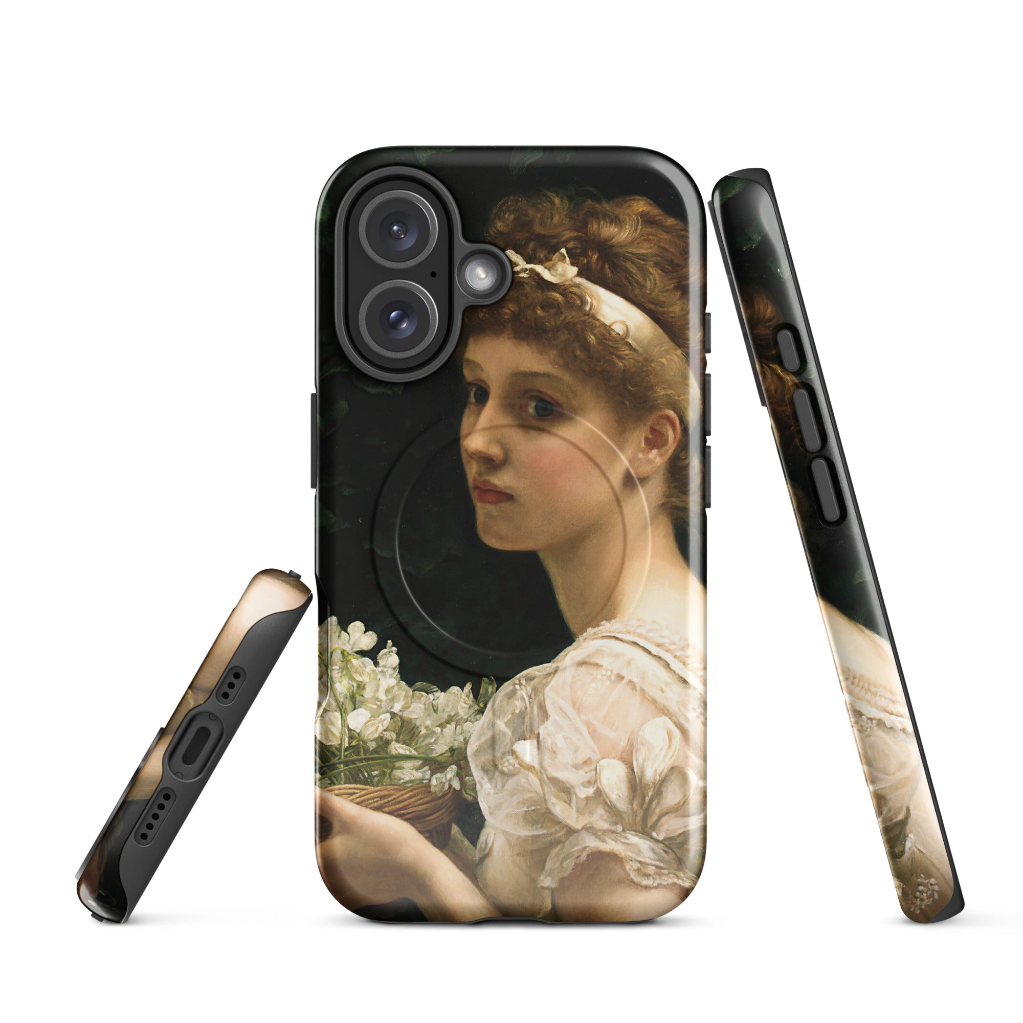 MagSafe® Tough case for iPhone®-Pea Blossoms