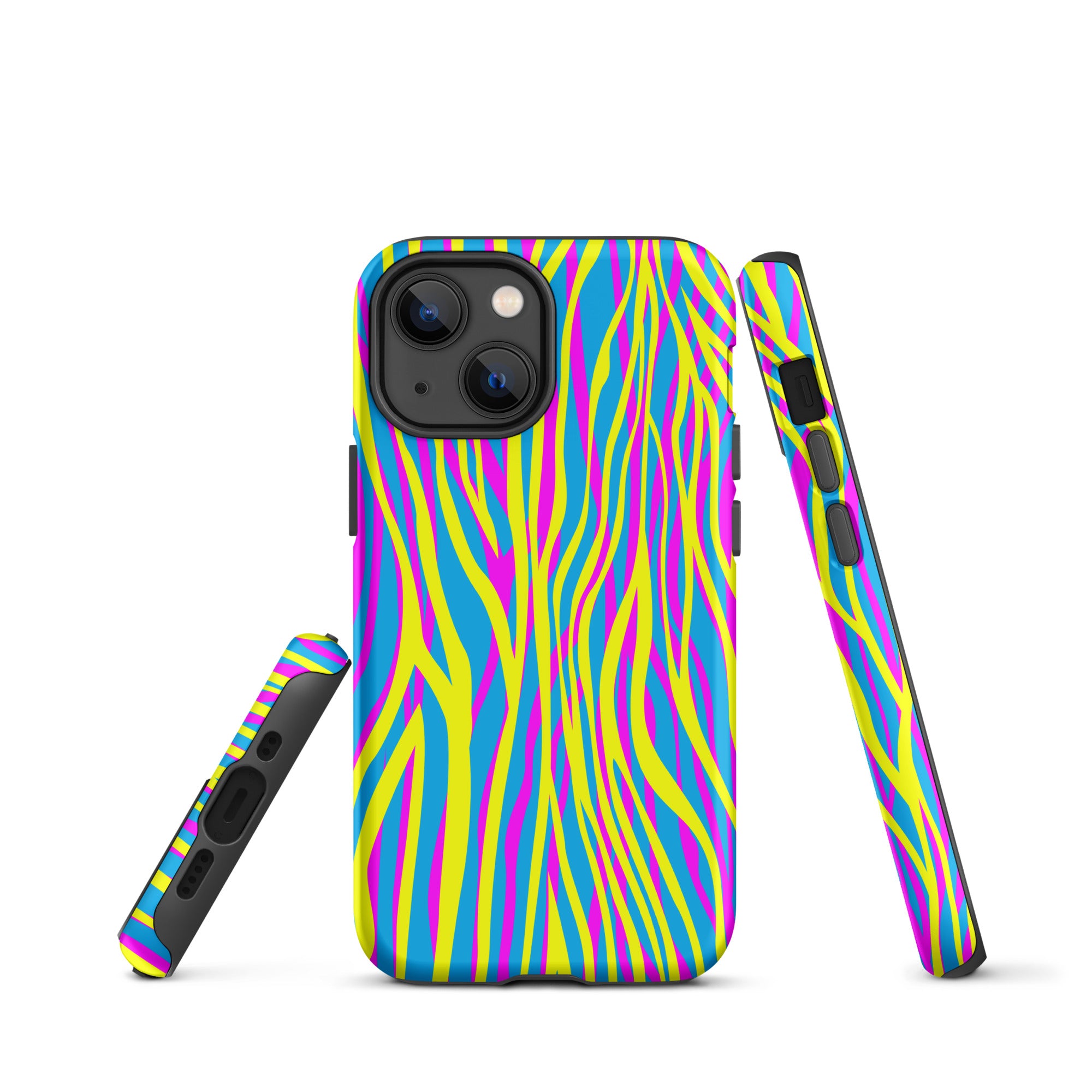Tough Case for iPhone®- Funky Zebra Pattern IV