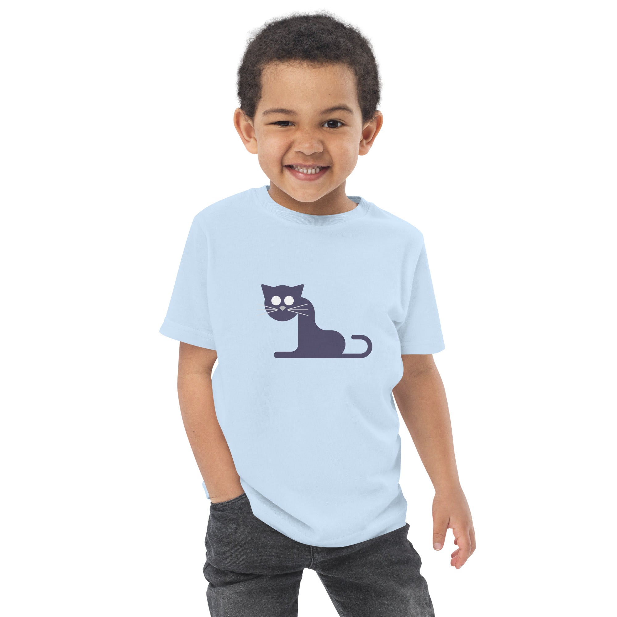 Toddler jersey t-shirt-Kitty