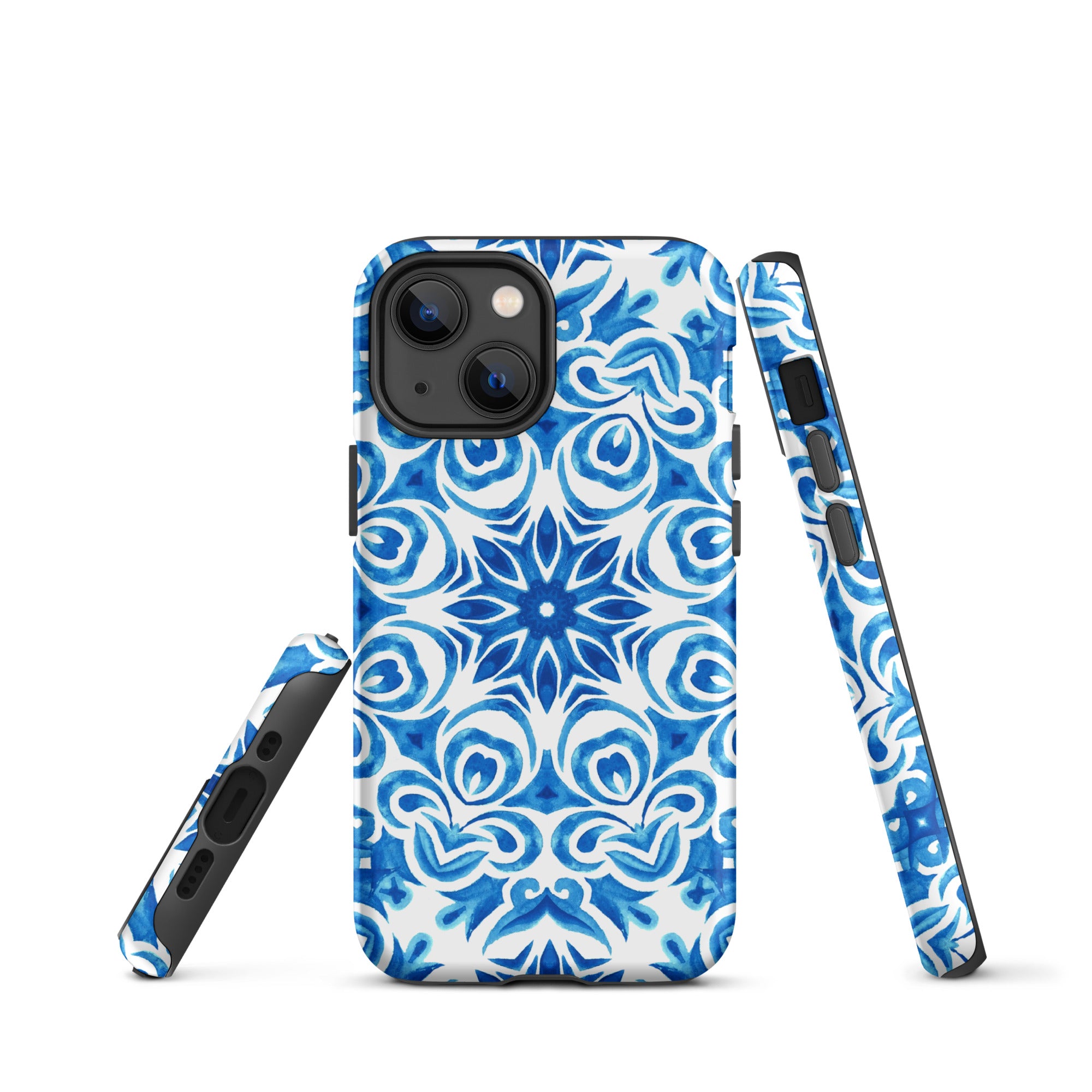 Tough Case for iPhone®- Majolica Pattern II