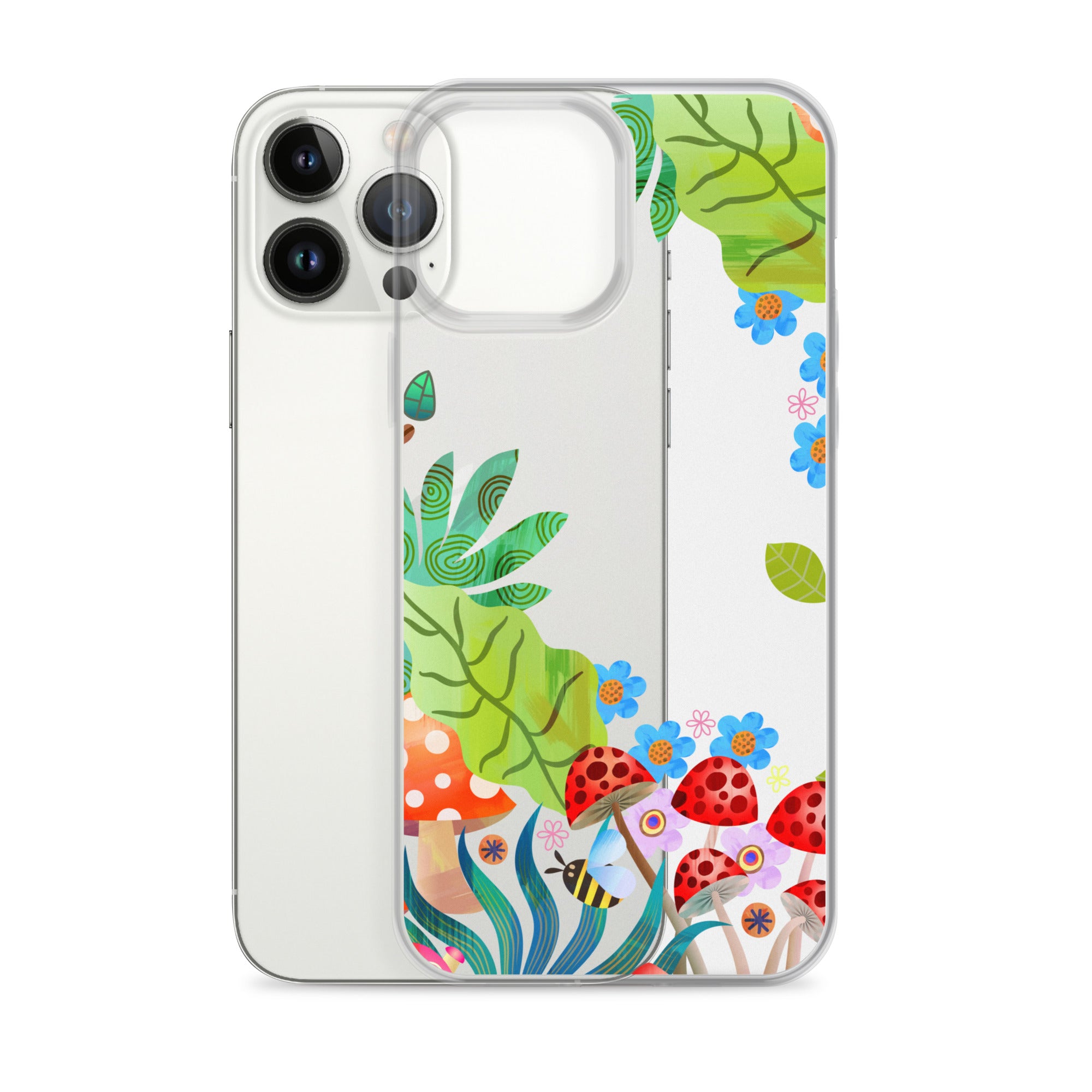 Clear Case for iPhone®- Enchanted Forest Design II