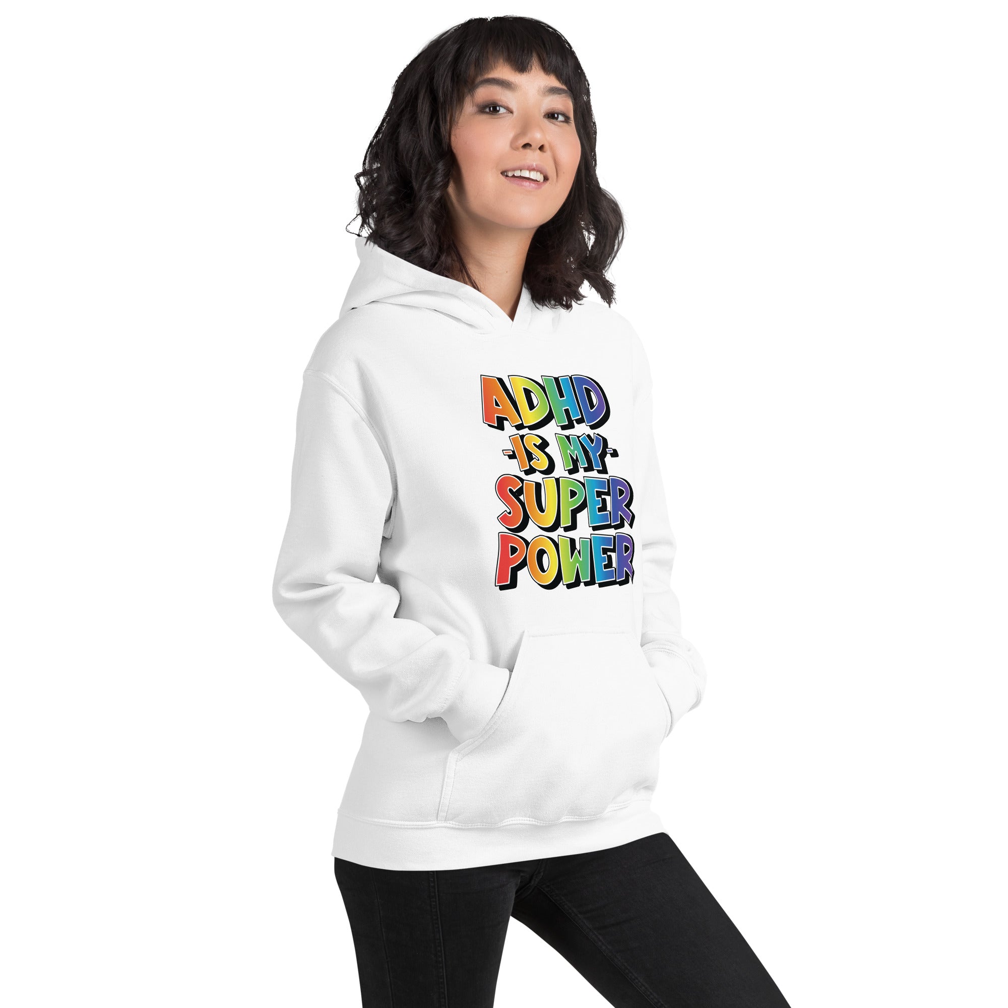 Unisex Hoodie- ADHD- Is My Super Power