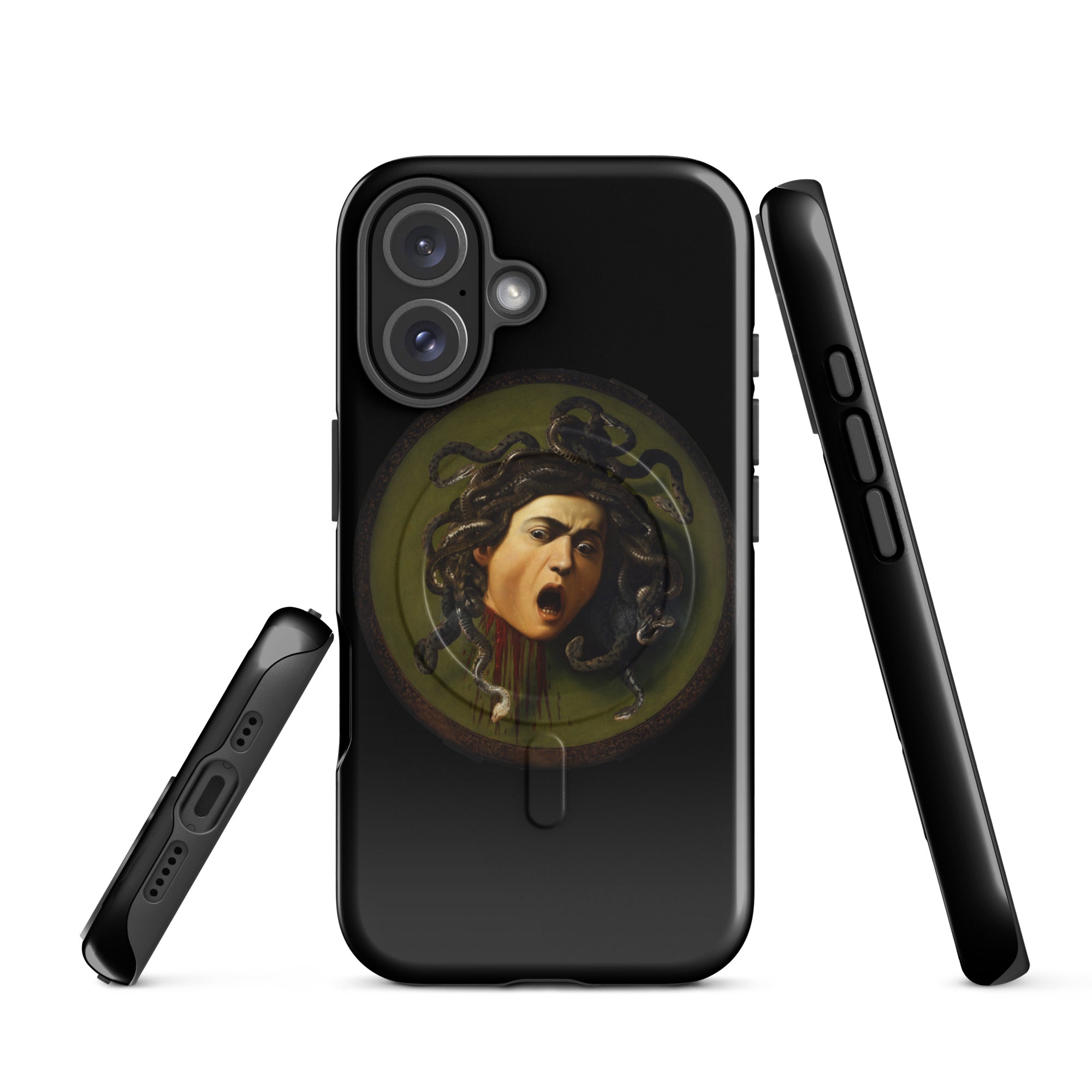 MagSafe® tough case for iPhone®-Caravaggio-Medusa 1597