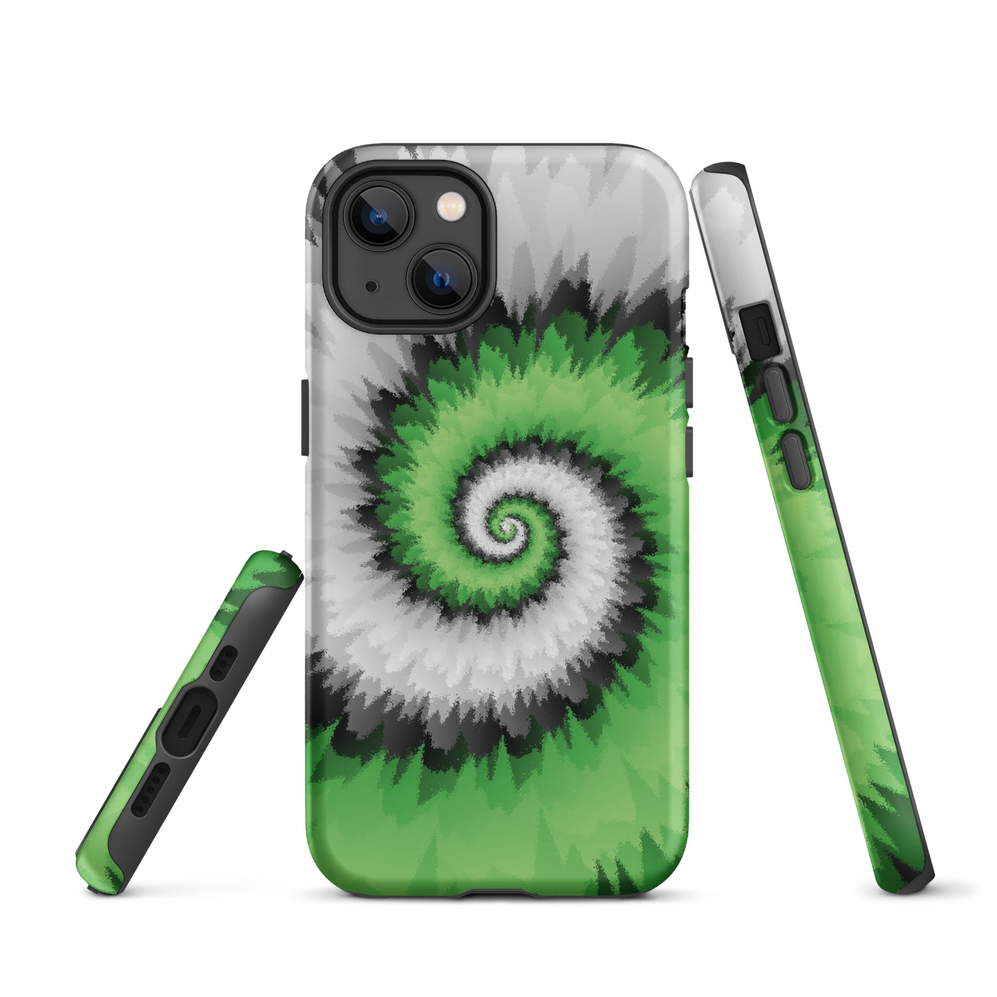 Tough Case for iPhone®-Tie Dye Spiral - Aromantic