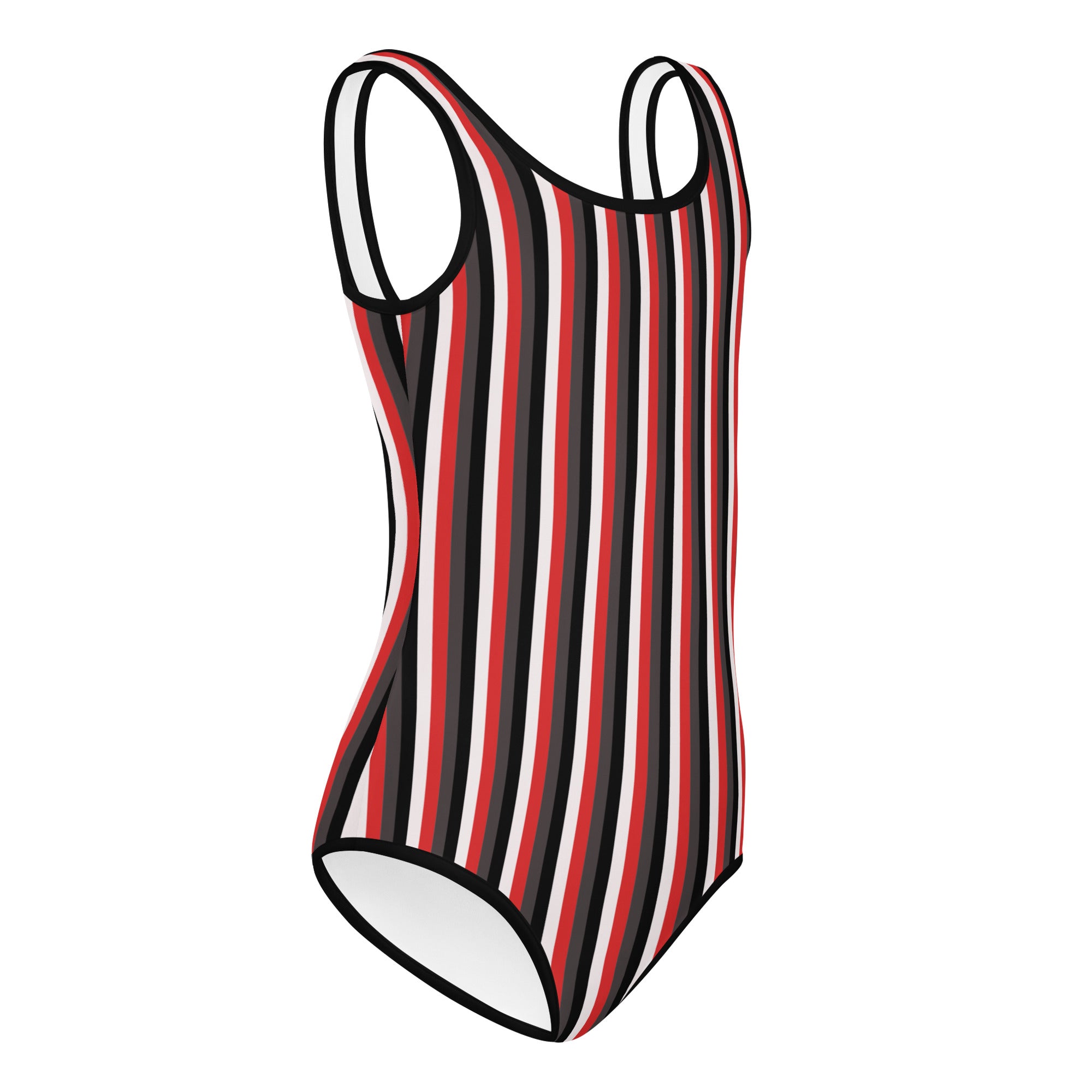 Colorful Striped Kids Swimsuit VIII