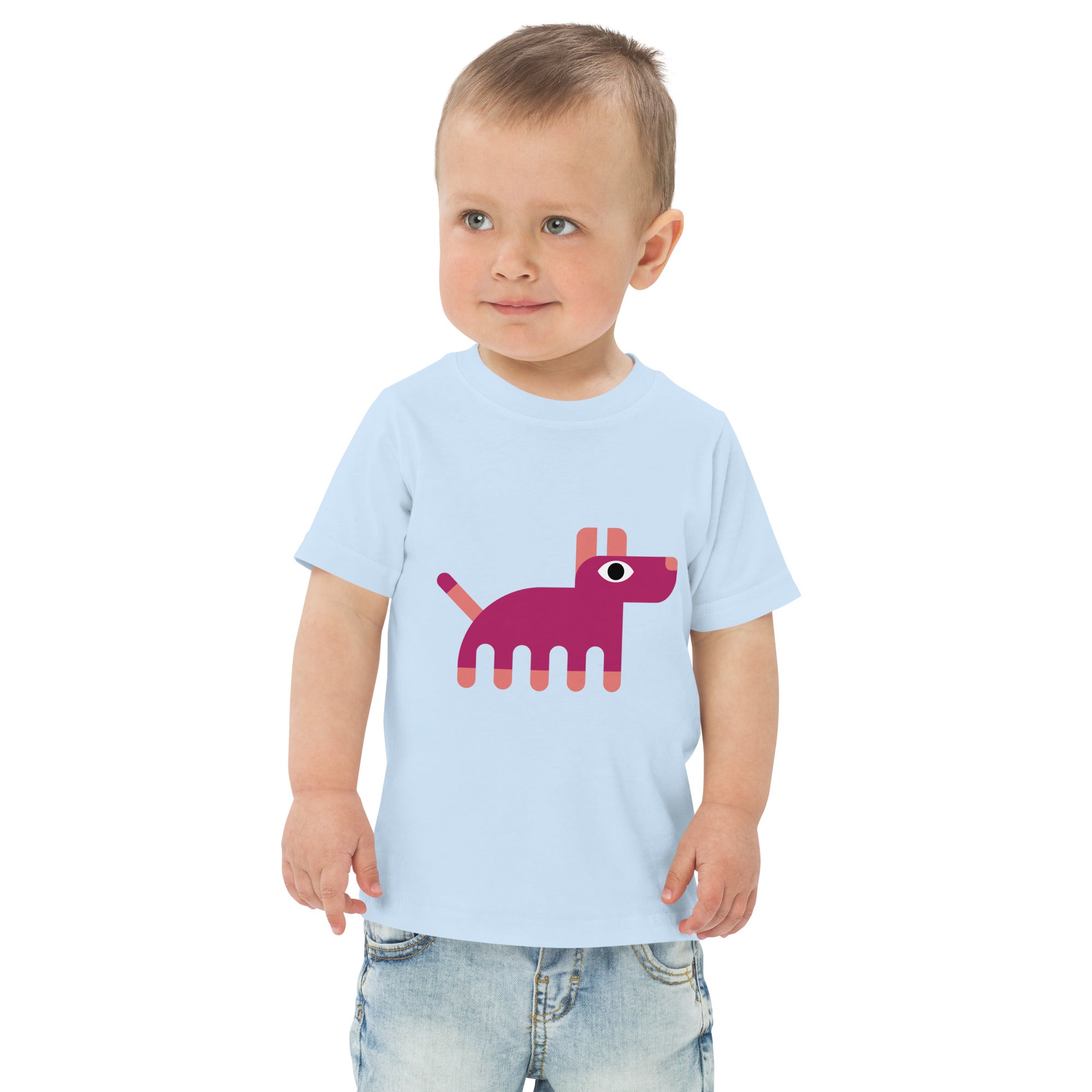 Toddler jersey t-shirt-Doggy