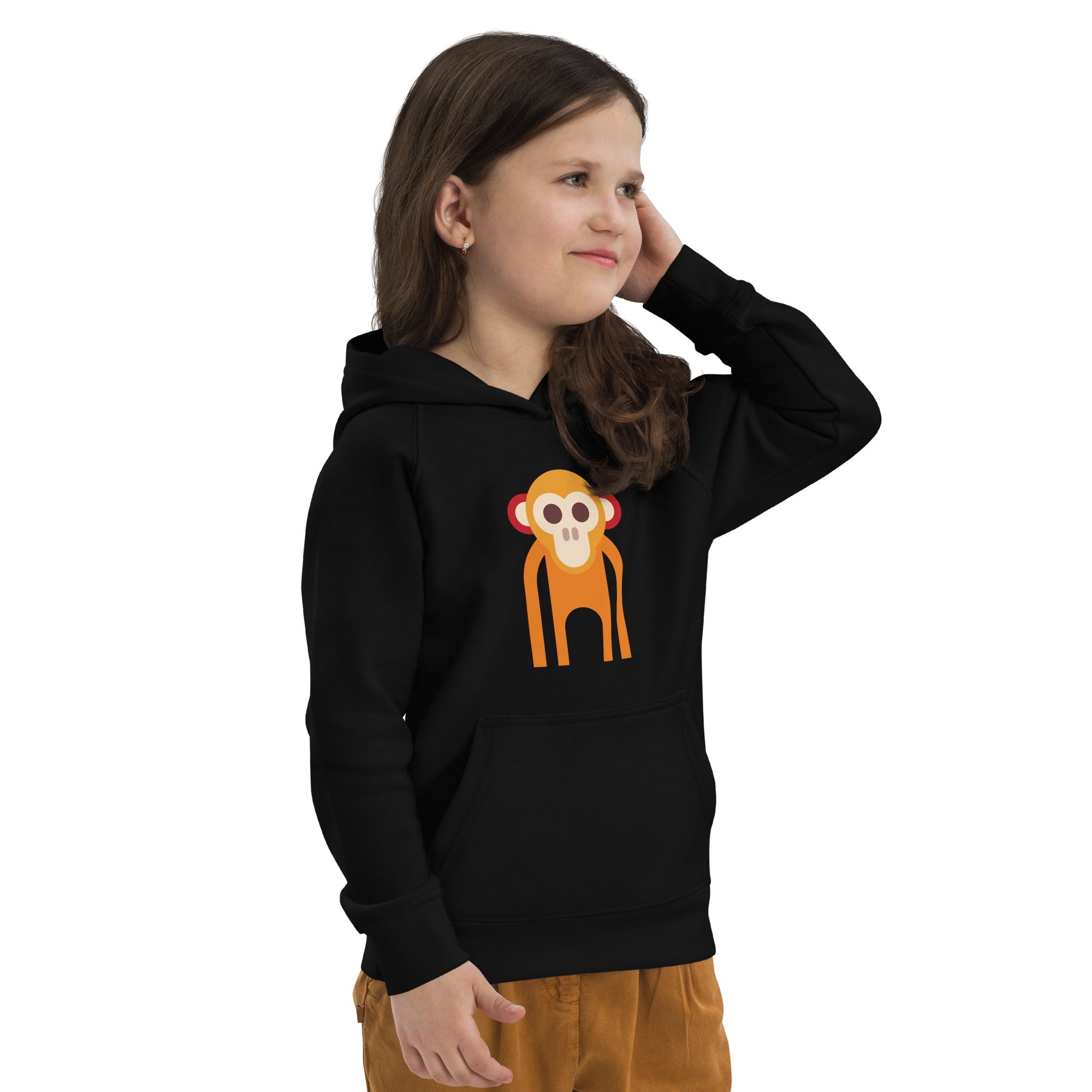 Kids eco hoodie-Monkey I