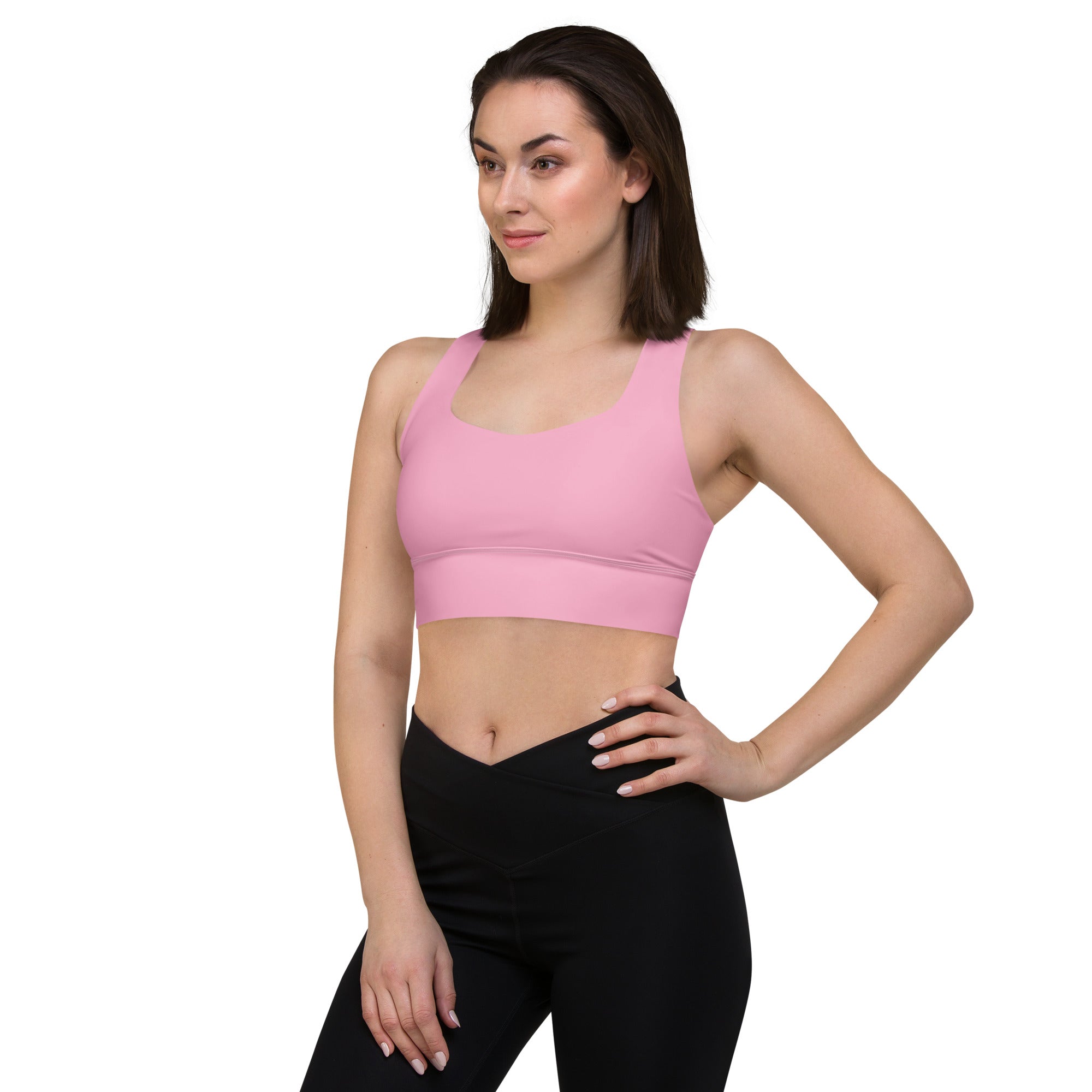 Longline sports bra- Cotton Candy