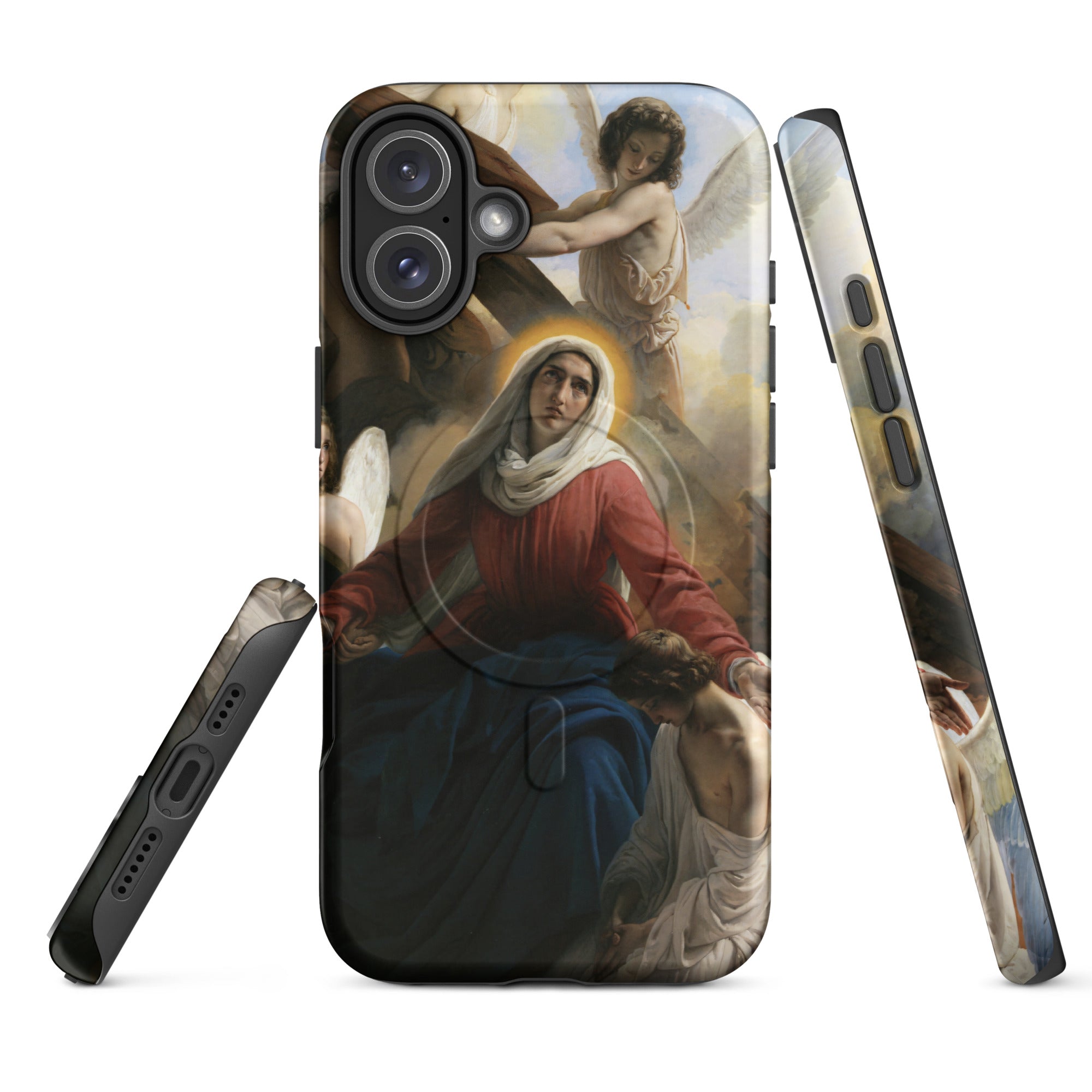 MagSafe® tough case for iPhone®-Francesco Hayez-La Vergine addolorata con gli angioli e i segni della passione 1842