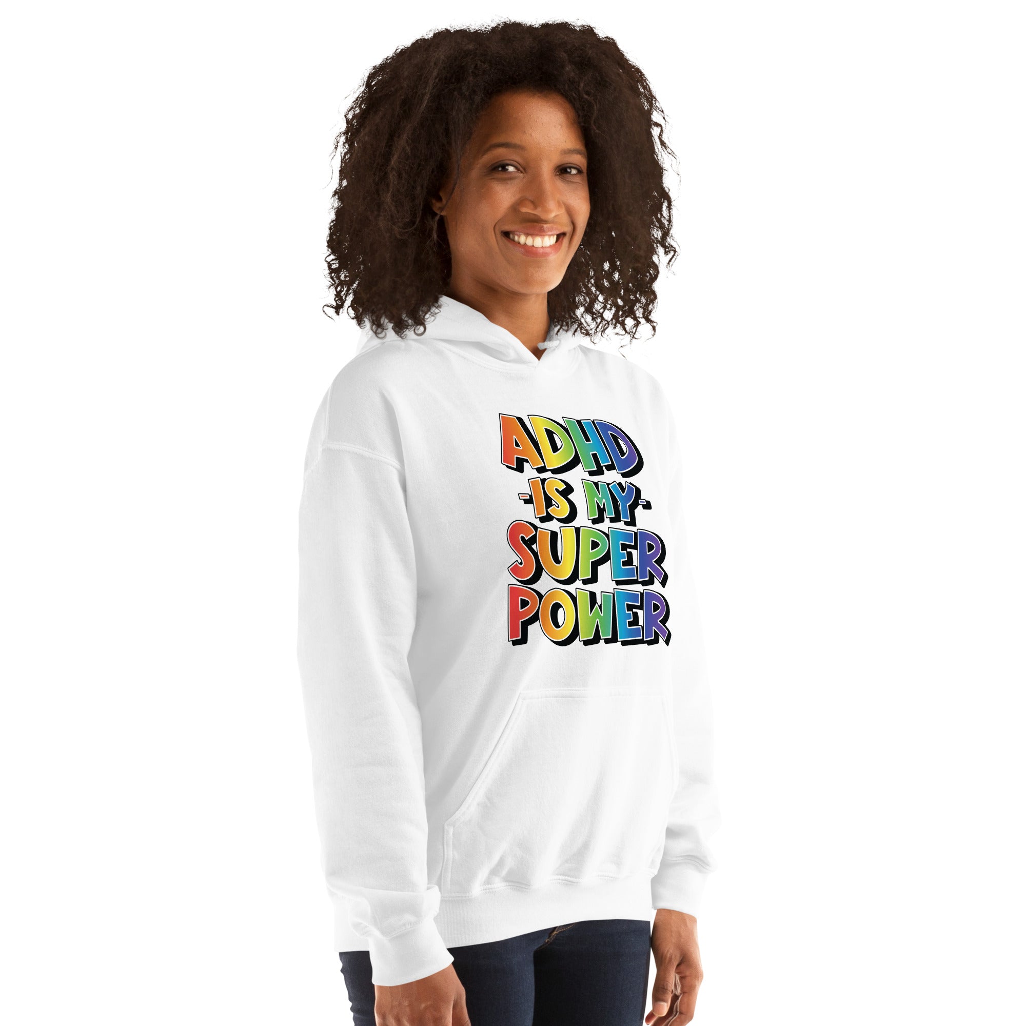 Unisex Hoodie- ADHD- Is My Super Power