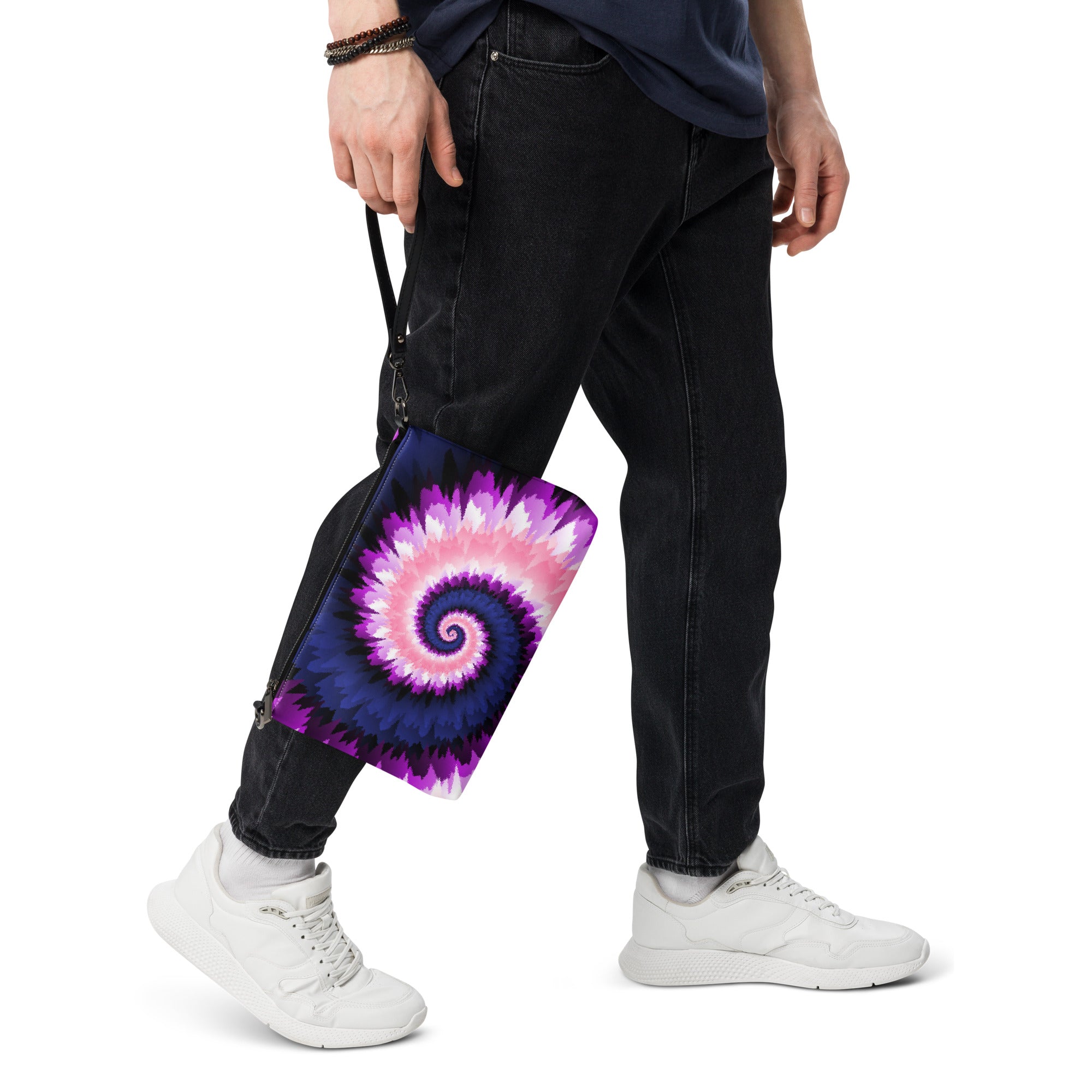 Crossbody bag- Tie Dye Spiral- Genderfluid