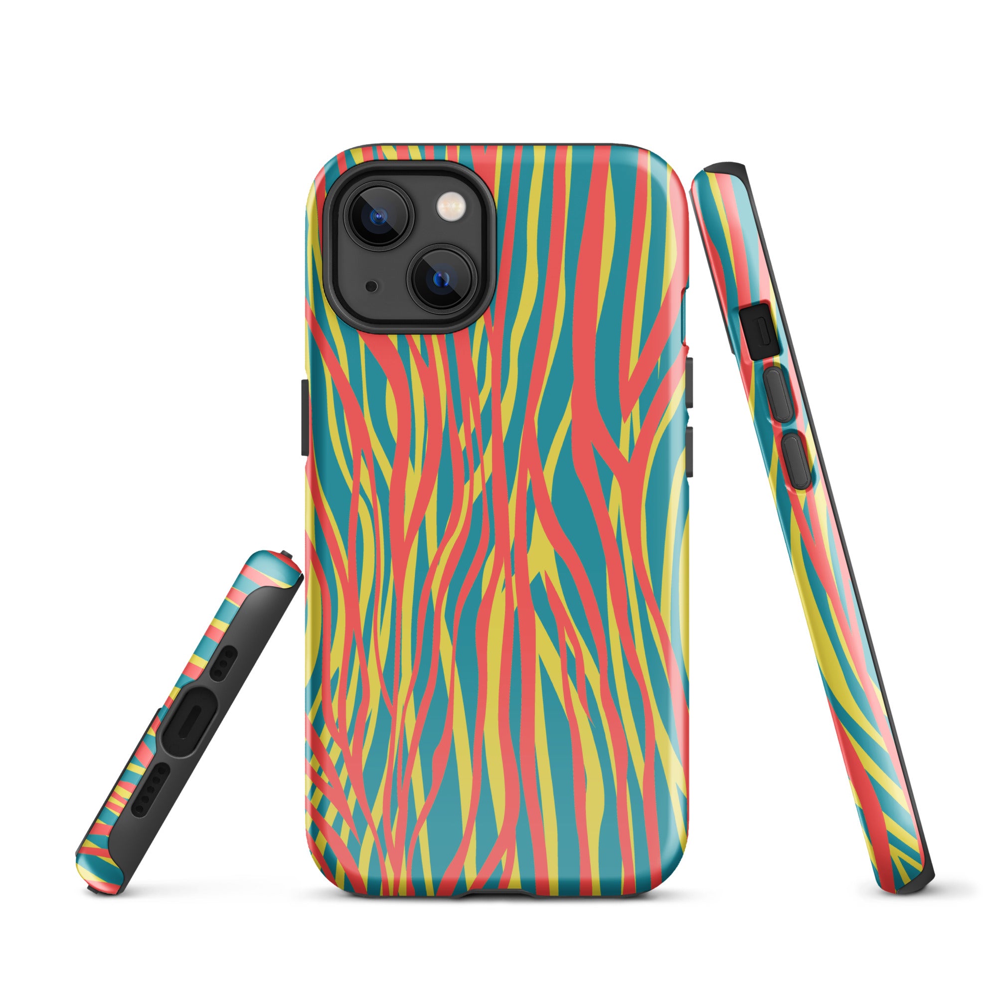 Tough Case for iPhone®- Funky Zebra Pattern III