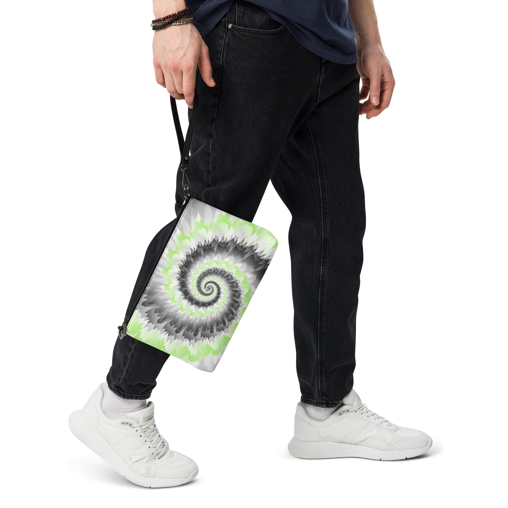 Crossbody bag- Tie Dye Spiral- Agender