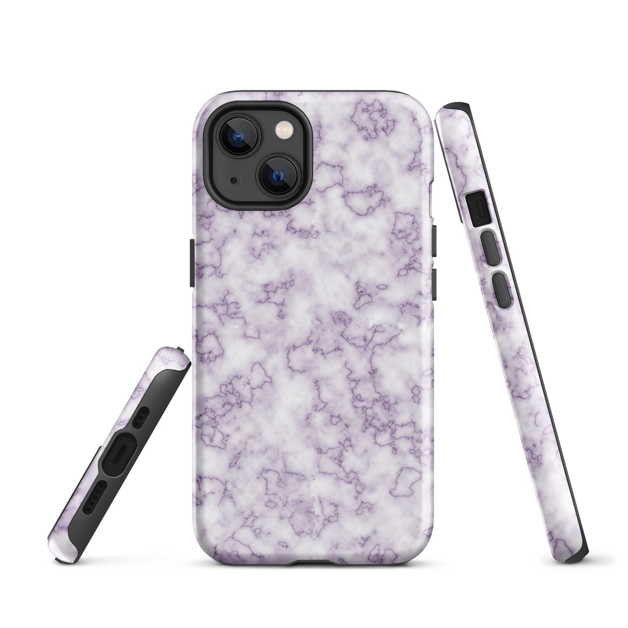 Tough Case for iPhone®- Purple Marble