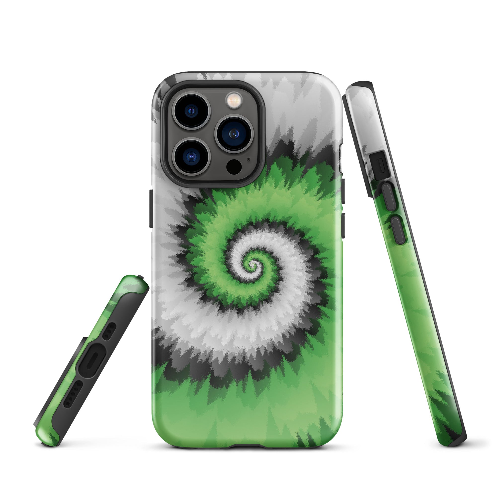 Tough Case for iPhone®-Tie Dye Spiral - Aromantic
