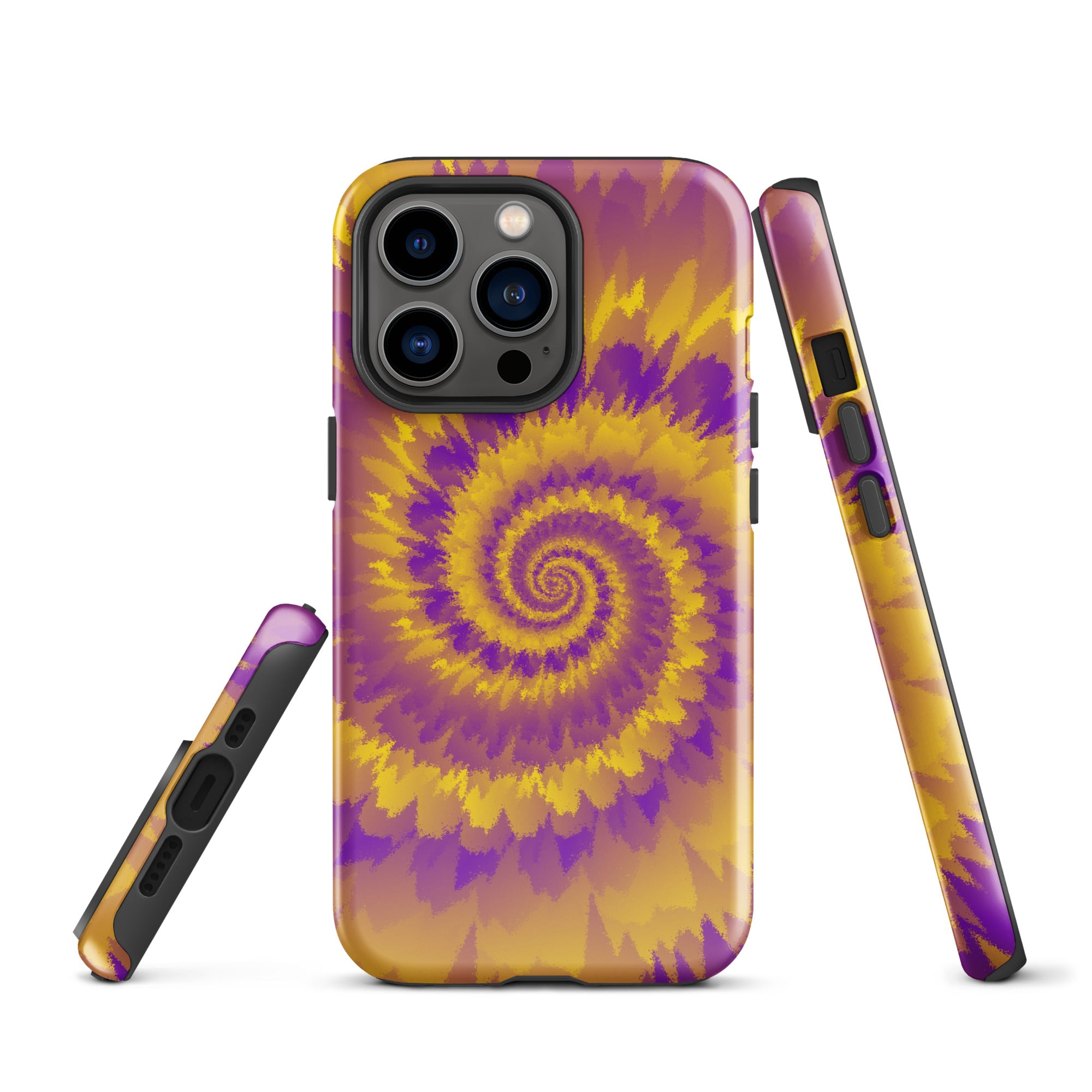 Tough Case for iPhone®-Tie Dye Spiral - Intersex