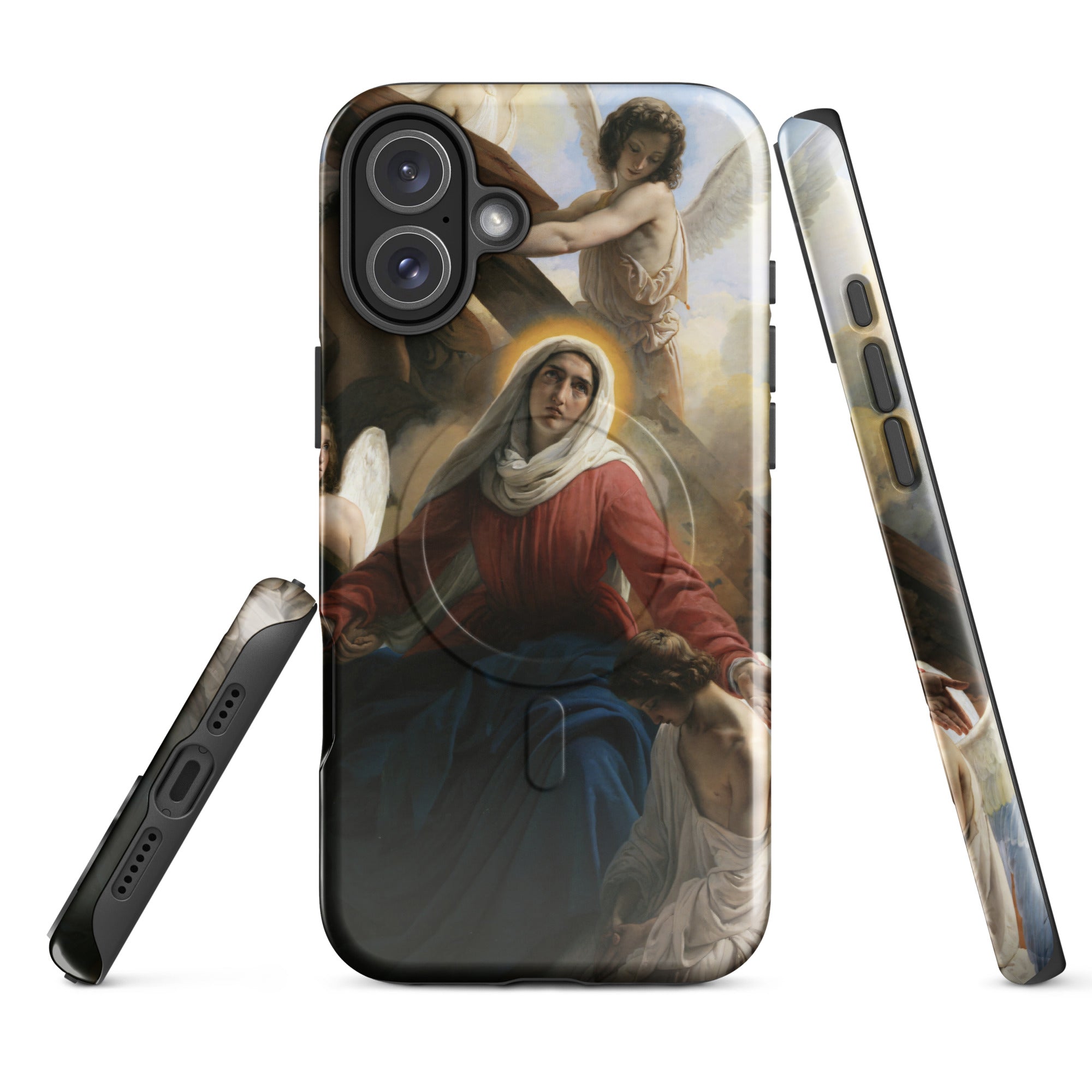 MagSafe® tough case for iPhone®-Francesco Hayez-La Vergine addolorata con gli angioli e i segni della passione 1842
