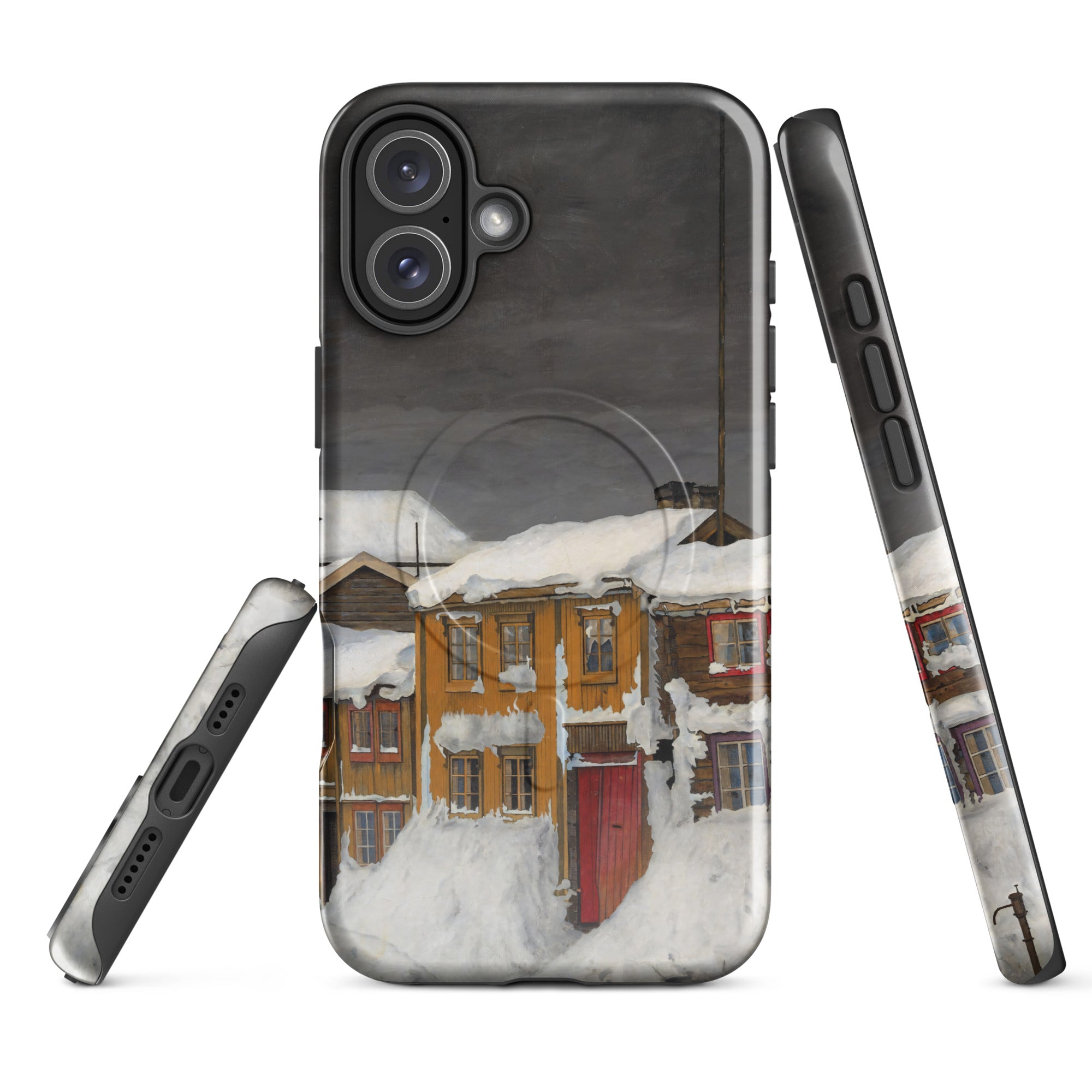 MagSafe® Tough case for iPhone®-Streets in Rros in Winter