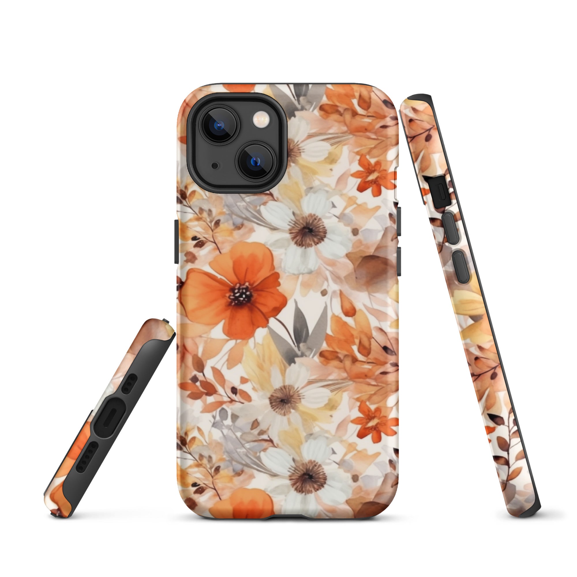 Tough Case for iPhone®- Floral Pattern I