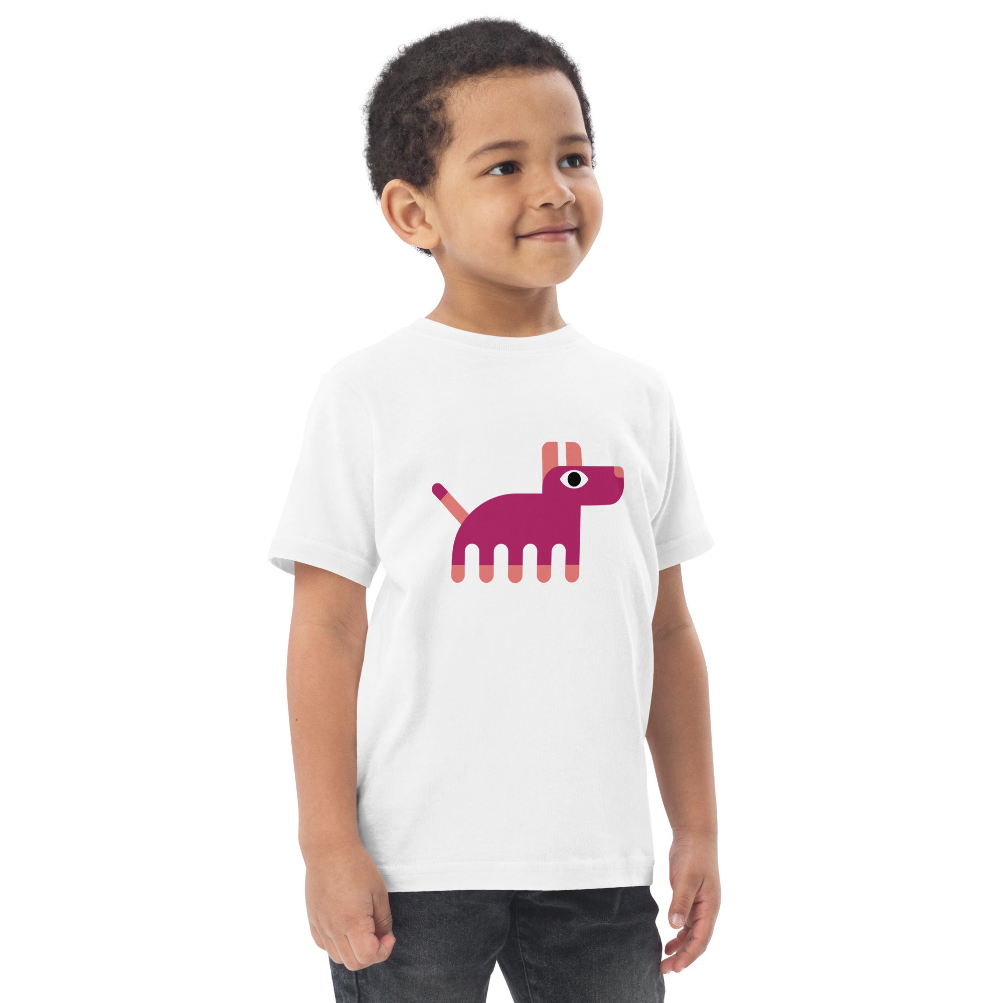 Toddler jersey t-shirt-Doggy