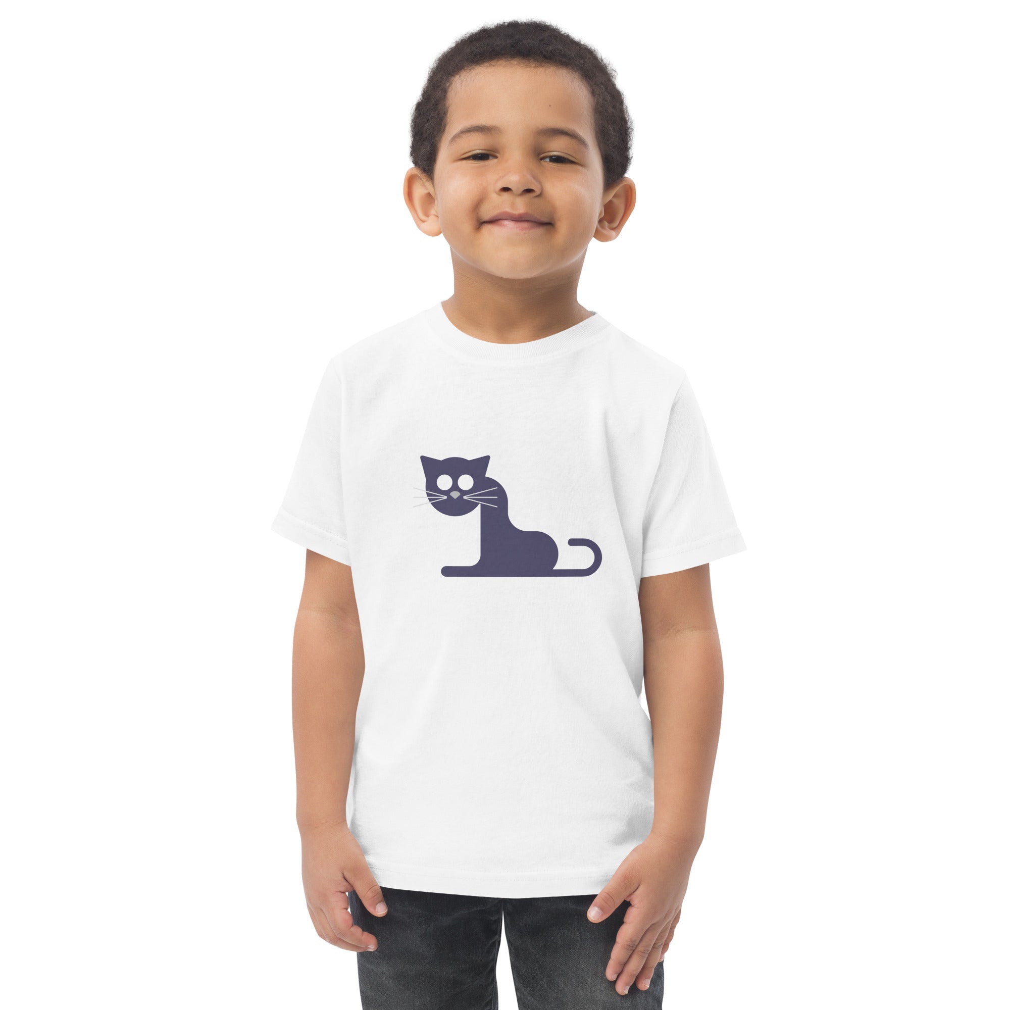Toddler jersey t-shirt-Kitty