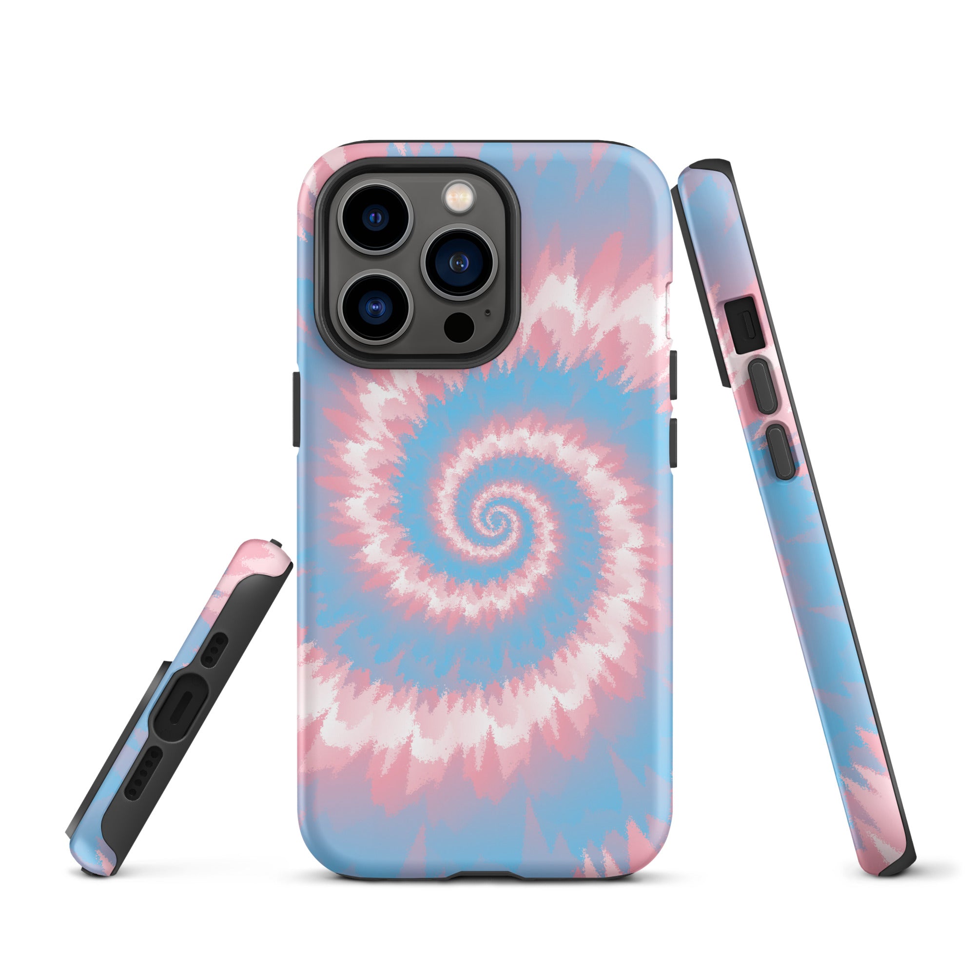 Tough Case for iPhone®-Tie Dye Spiral - Transgender