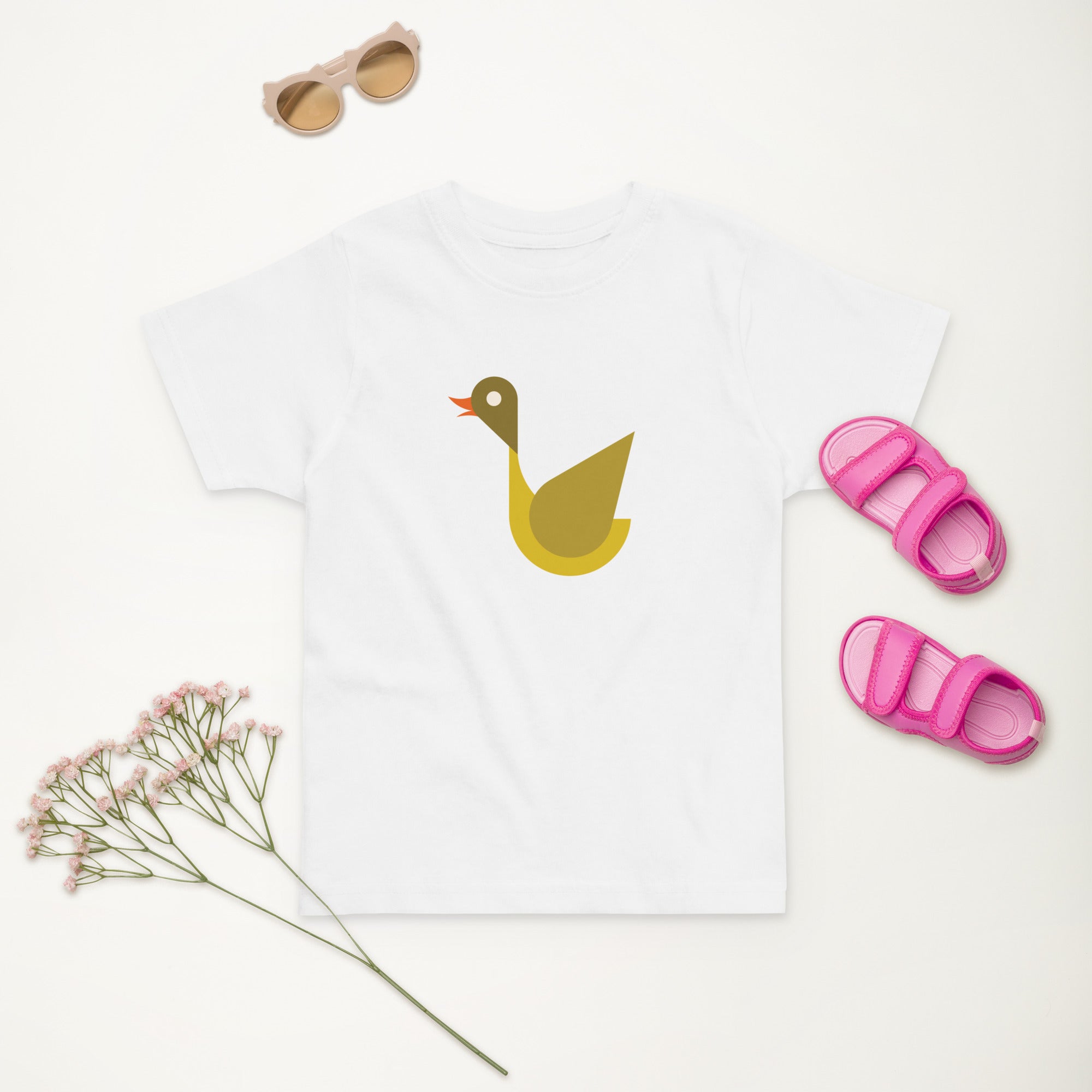 Toddler jersey t-shirt-Duck